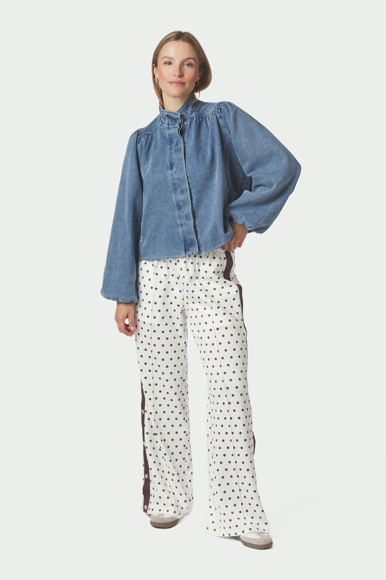Meggie Dot Track pants - Off White