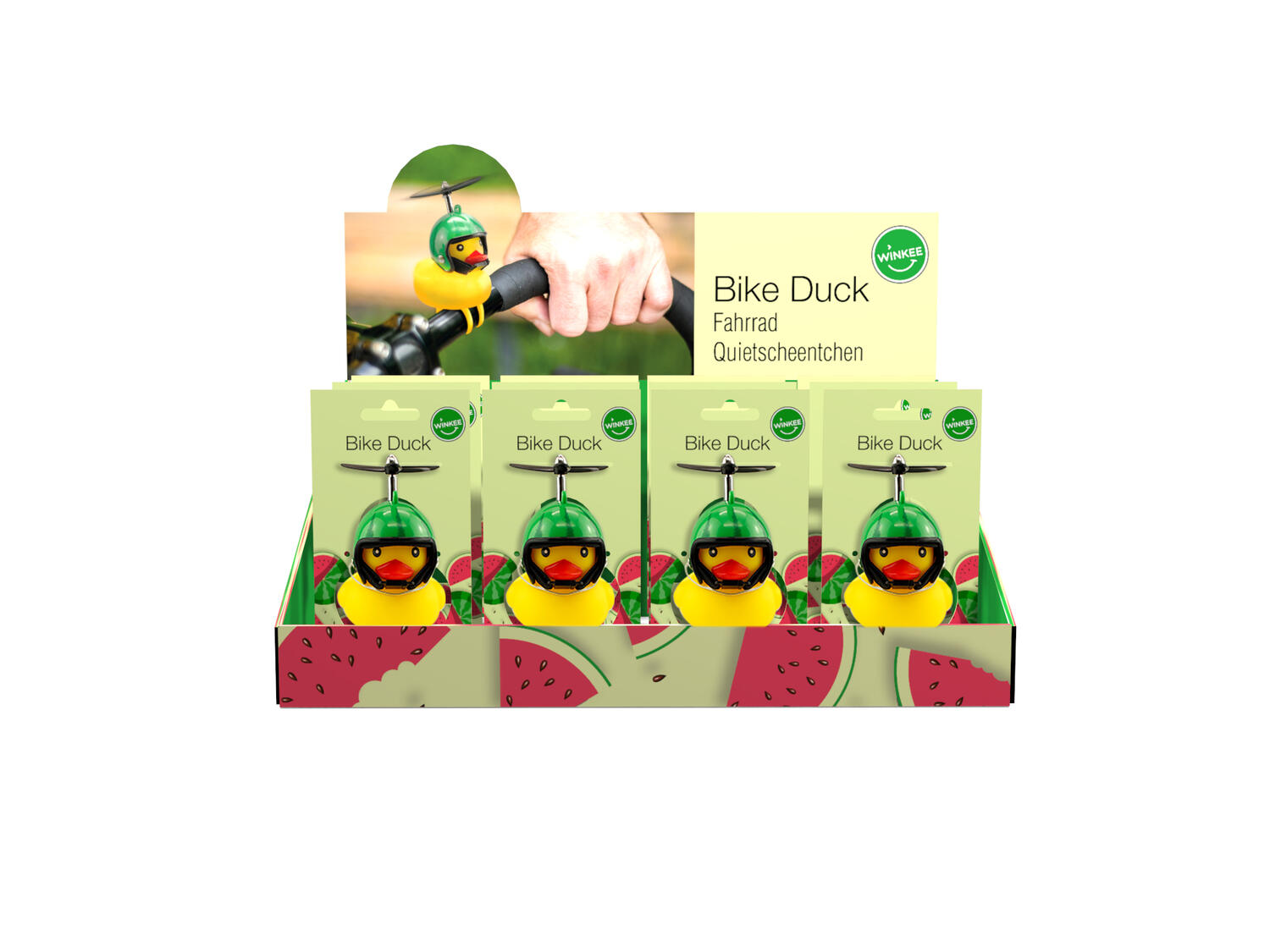 Watermelon Cykeland - grøn/gul