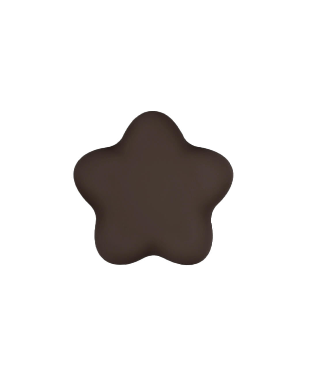 Silicone Sticker Star - Chocolate