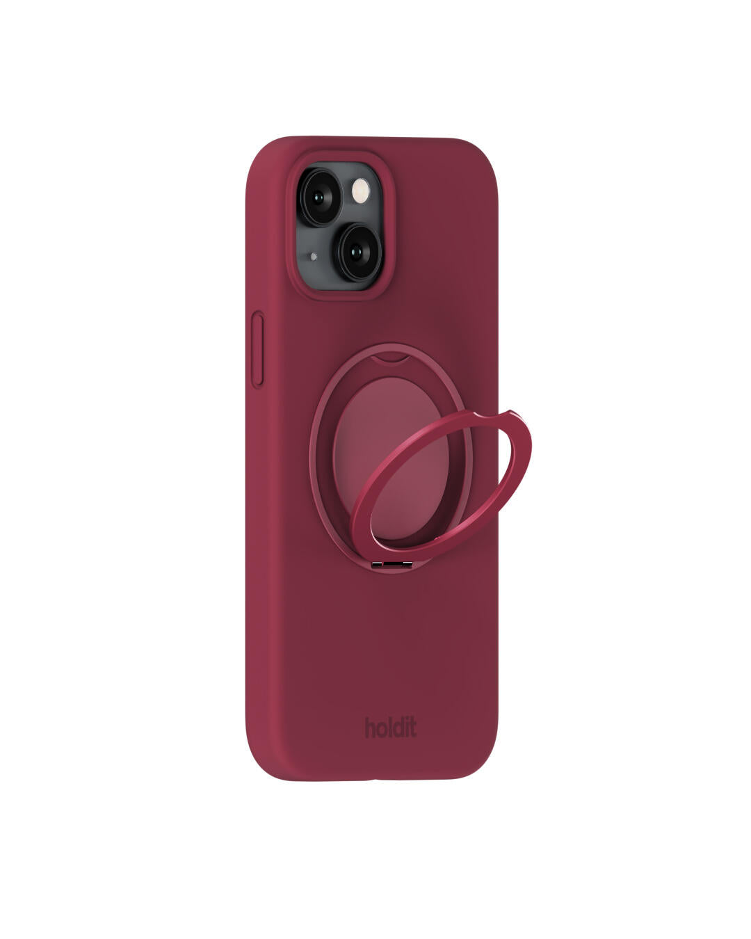 Silicone Stand iPhone cover - Red Velvet