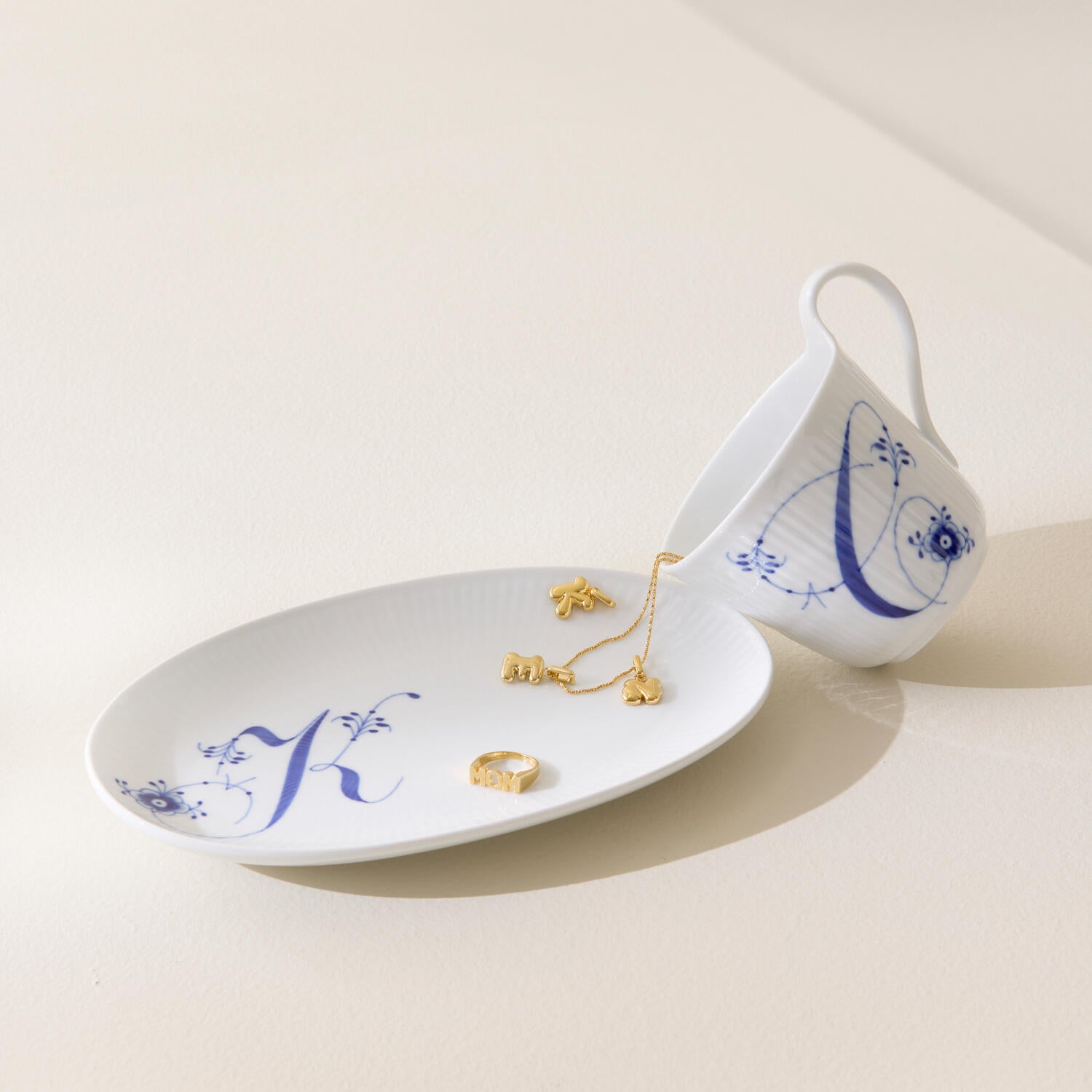 Alfabet tallerken - 23 cm.