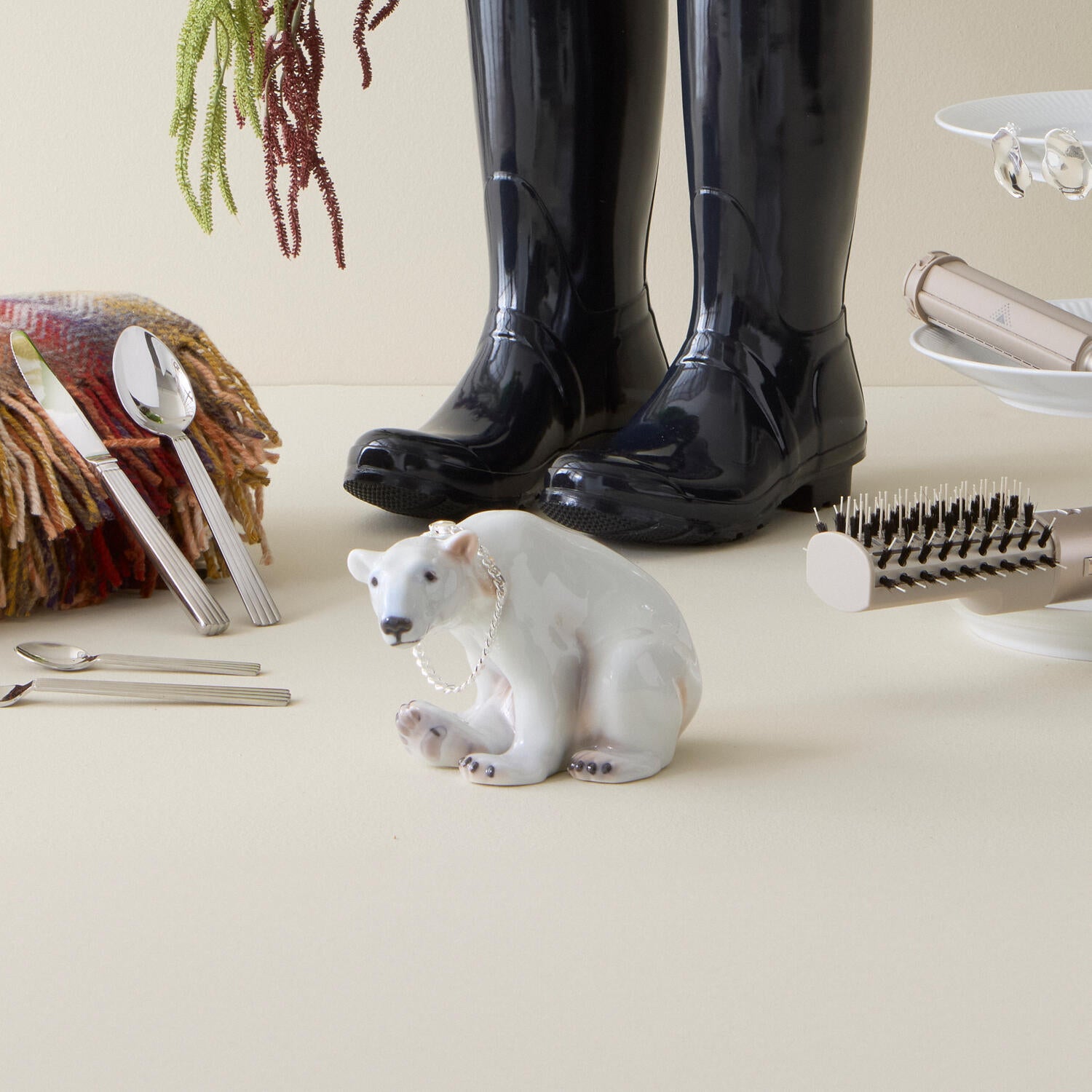 Figurine Isbjørn, siddende