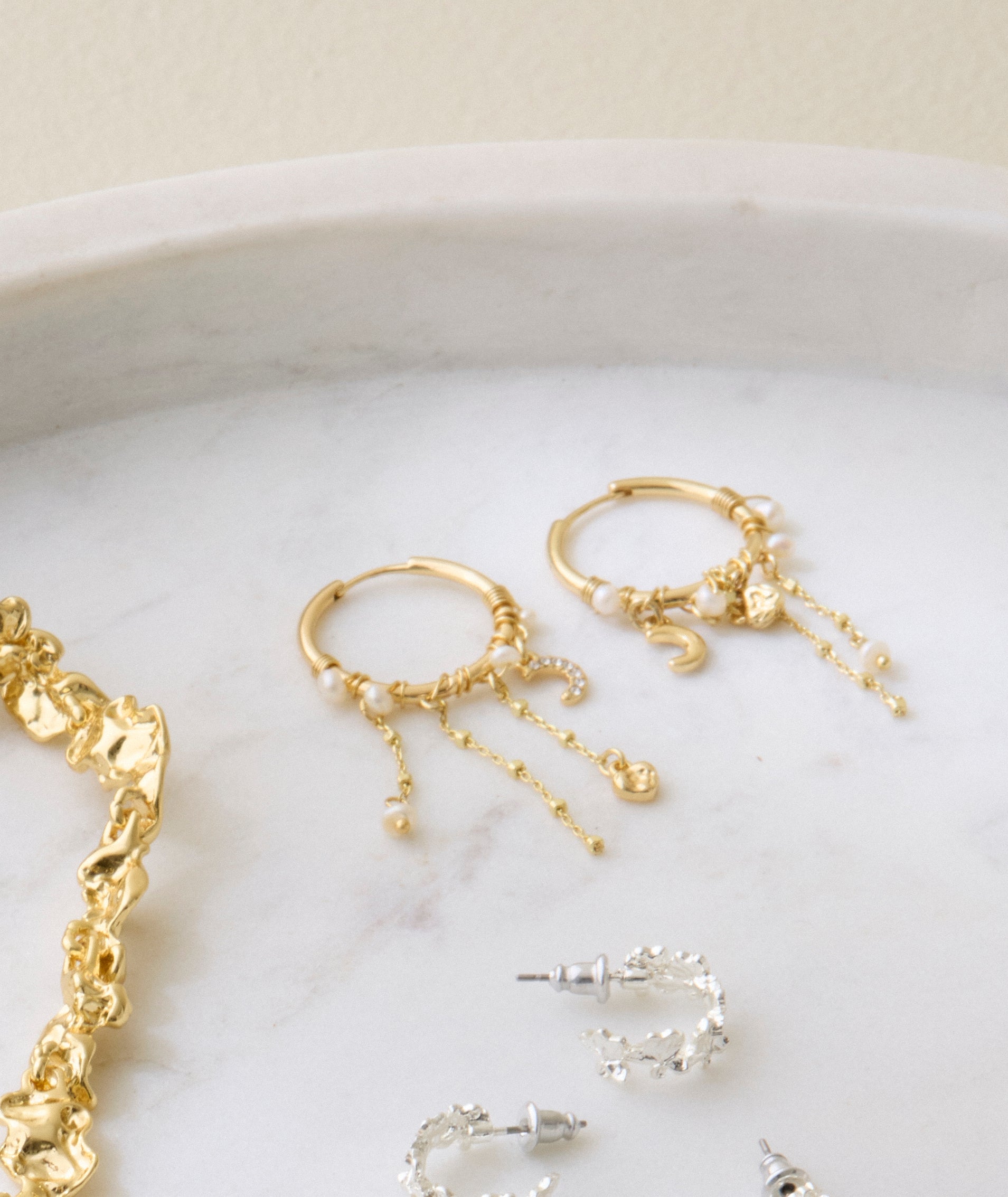 Arlet hoops - forgyldt