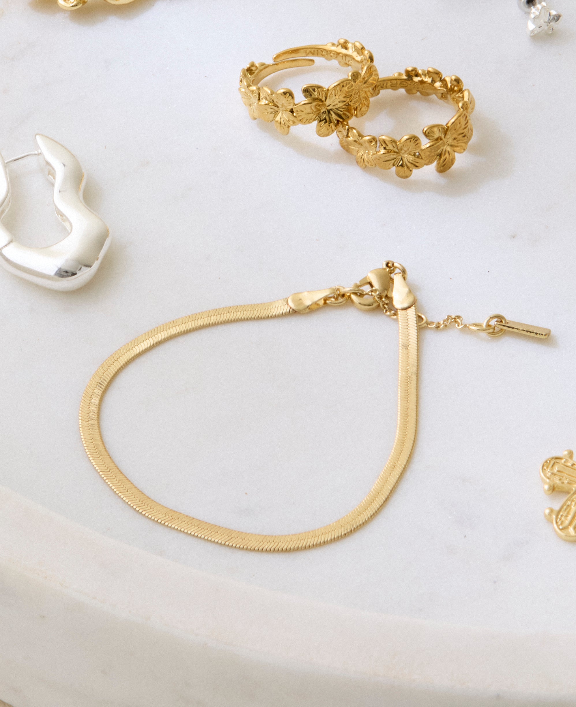 Joanna armbånd - forgyldt