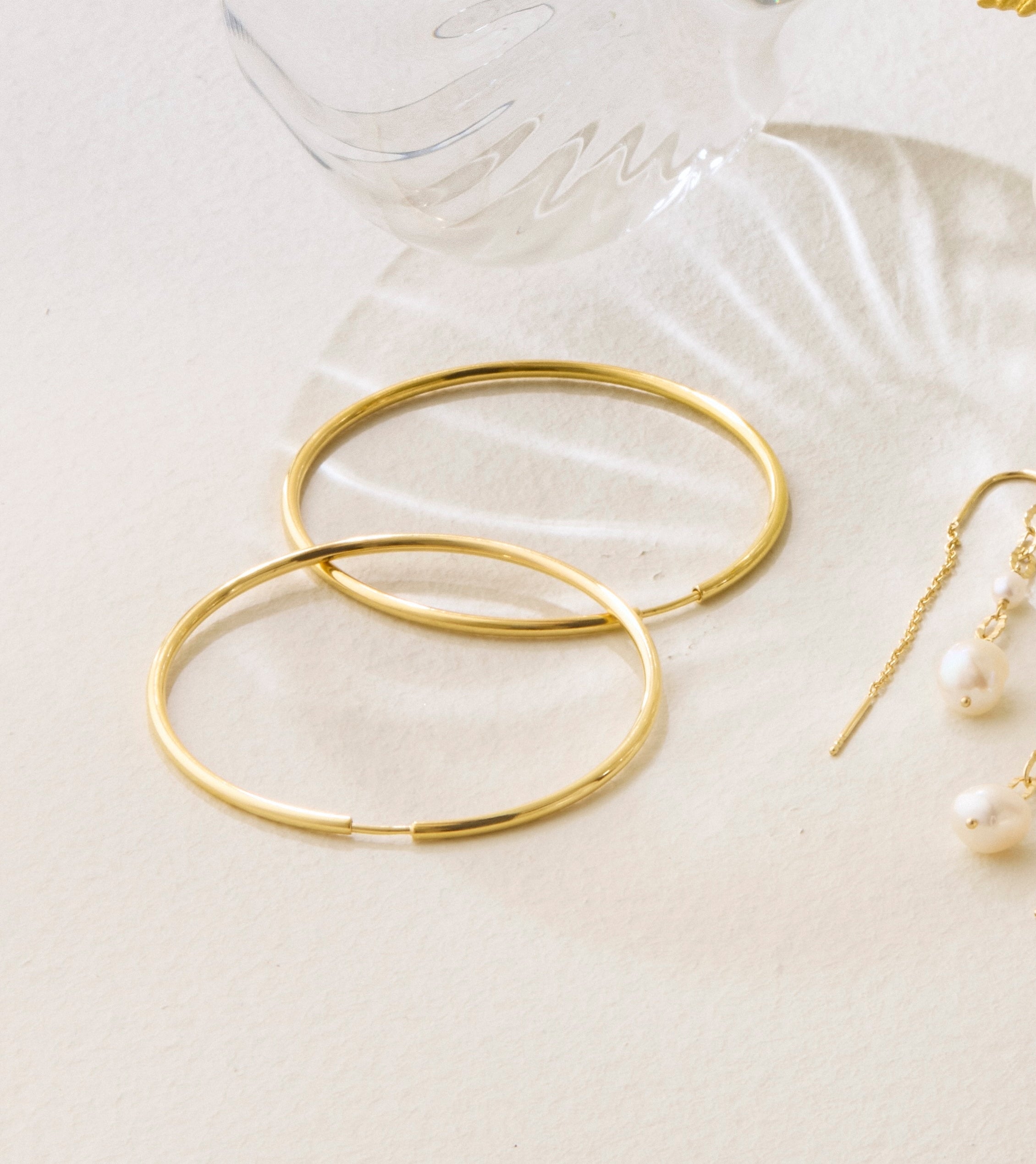 Senorita hoops - forgyldt