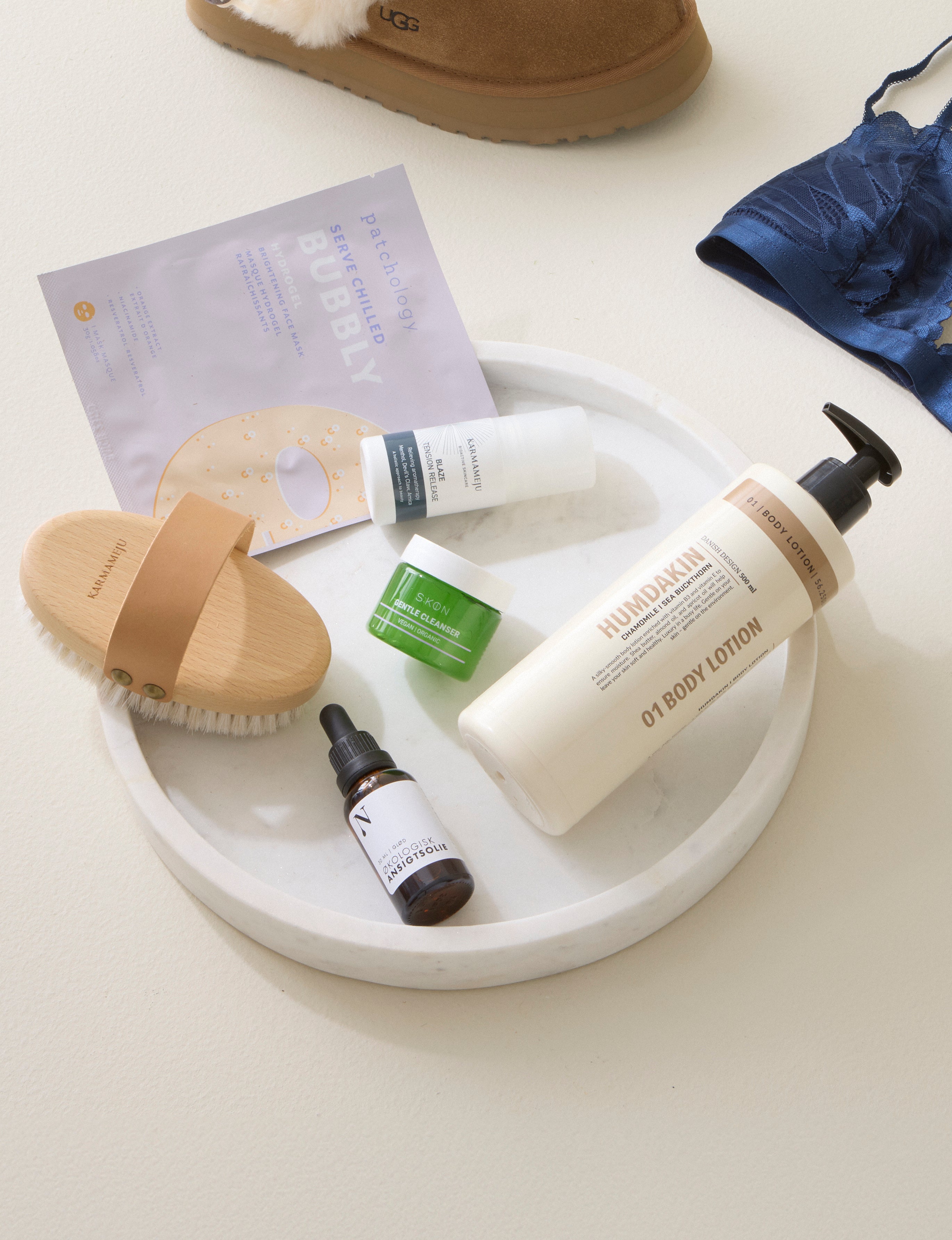 Marmor bakke - Ø: 30,5 cm.