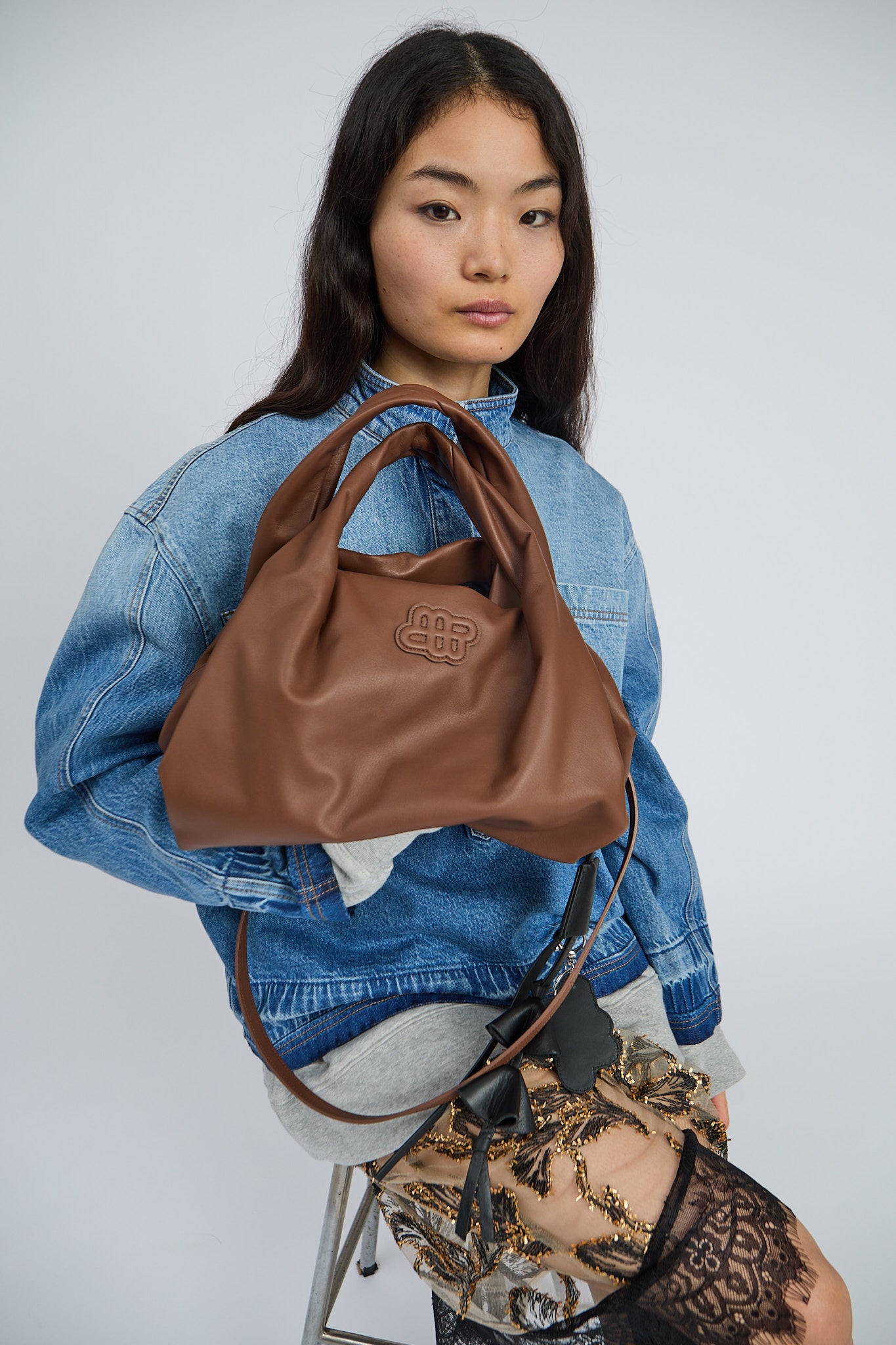 Luxa denimbluse - Light Blue