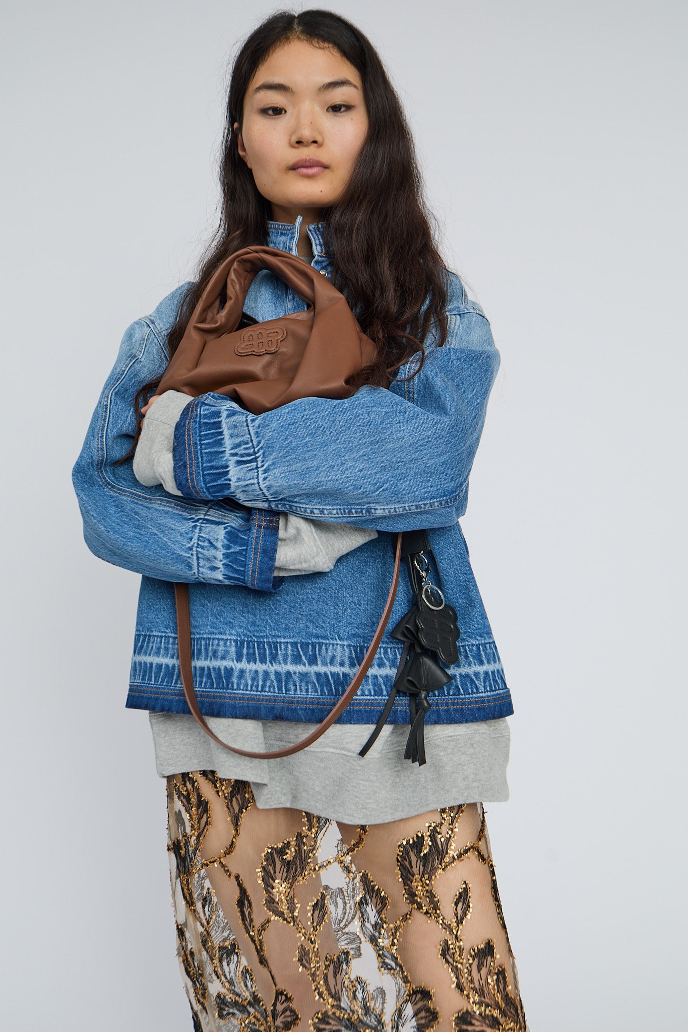 Luxa denimbluse - Light Blue