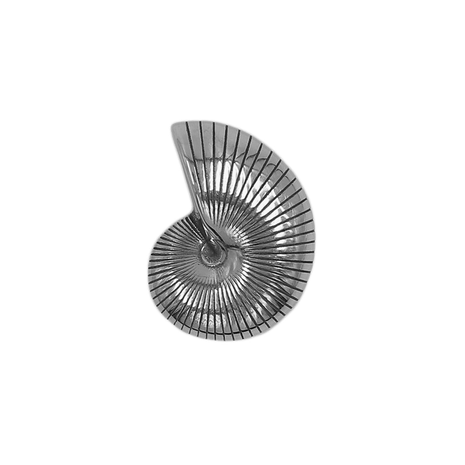 Shell Metal Sticker - Stainless Steel