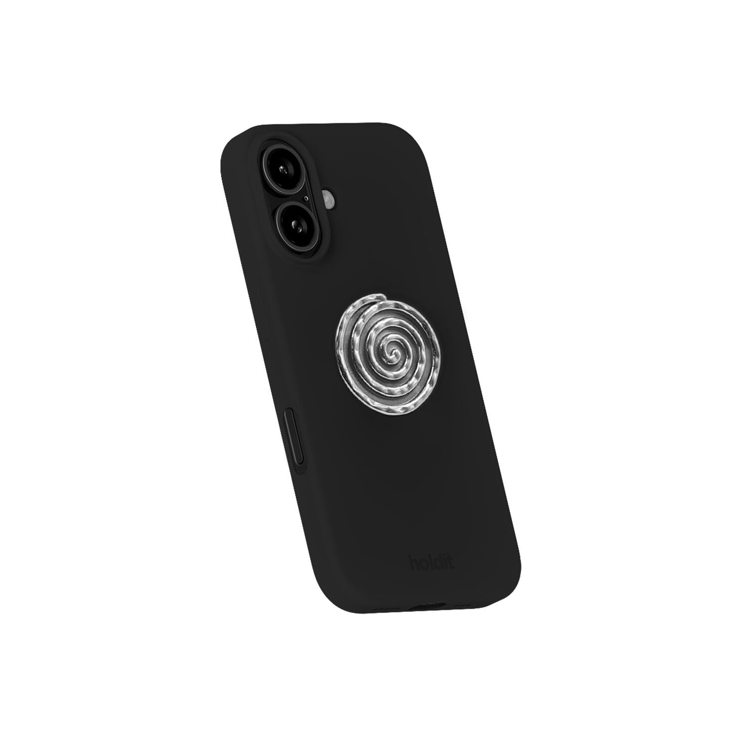 Swirl Metal Sticker - Stainless Steel