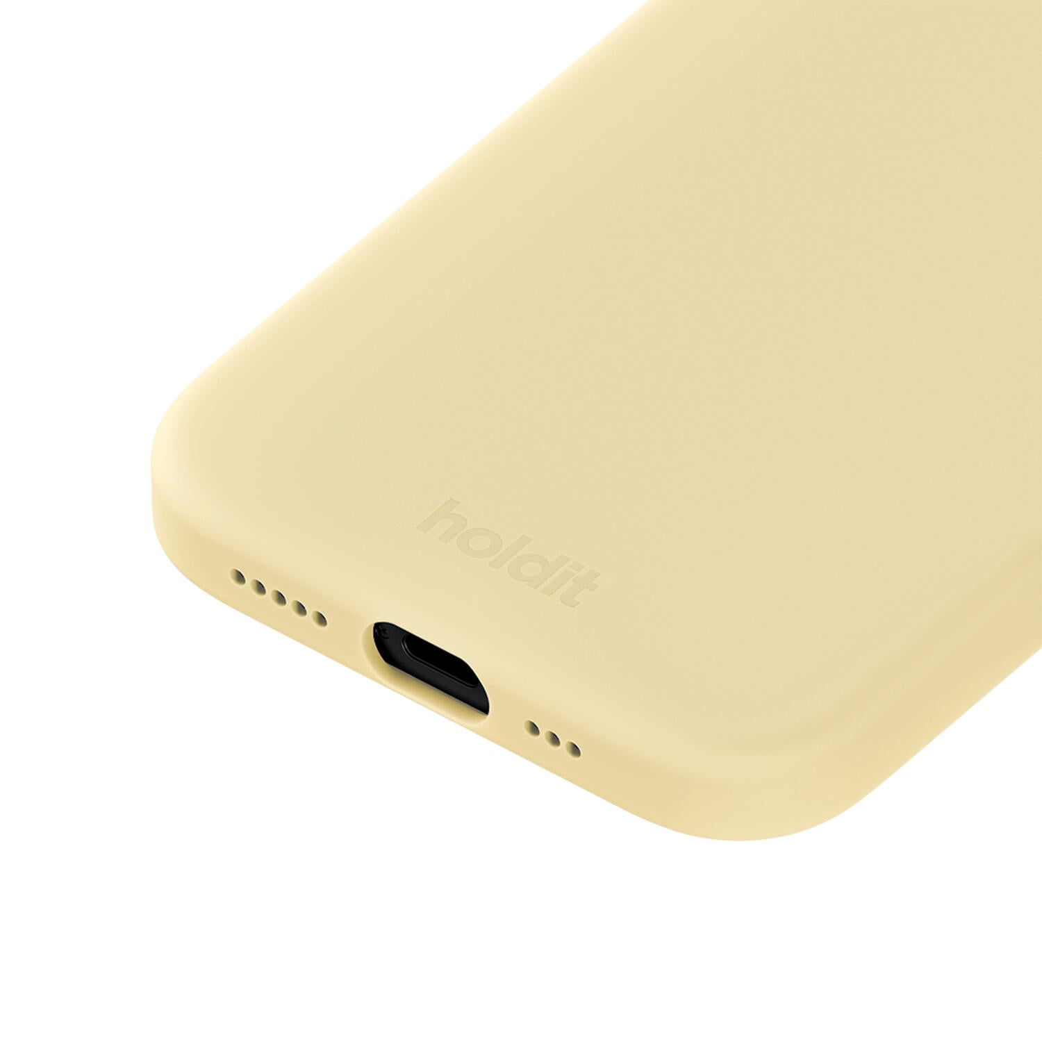 Silicone iPhone cover - Butter Yellow