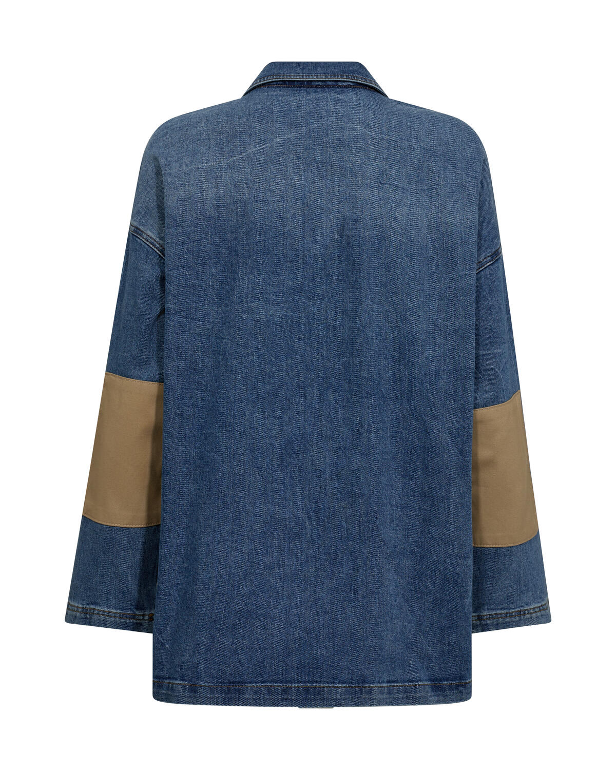 Alia Mix skjorte - True Camel