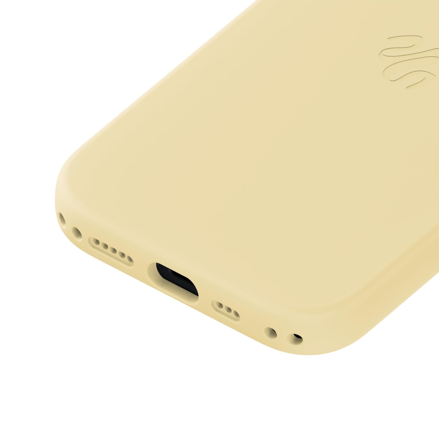 Silicone MagSafe Compatible cover - Butter Yellow