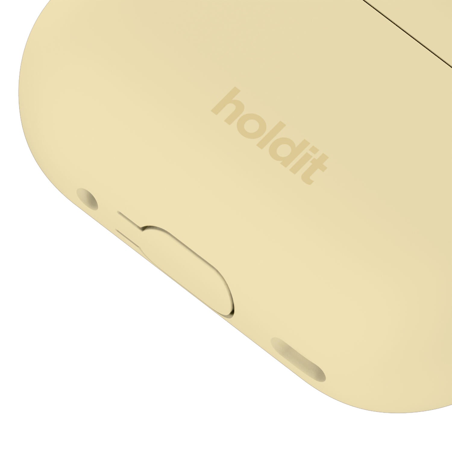 Silicone Solid AirPods cover - Butter Yellow