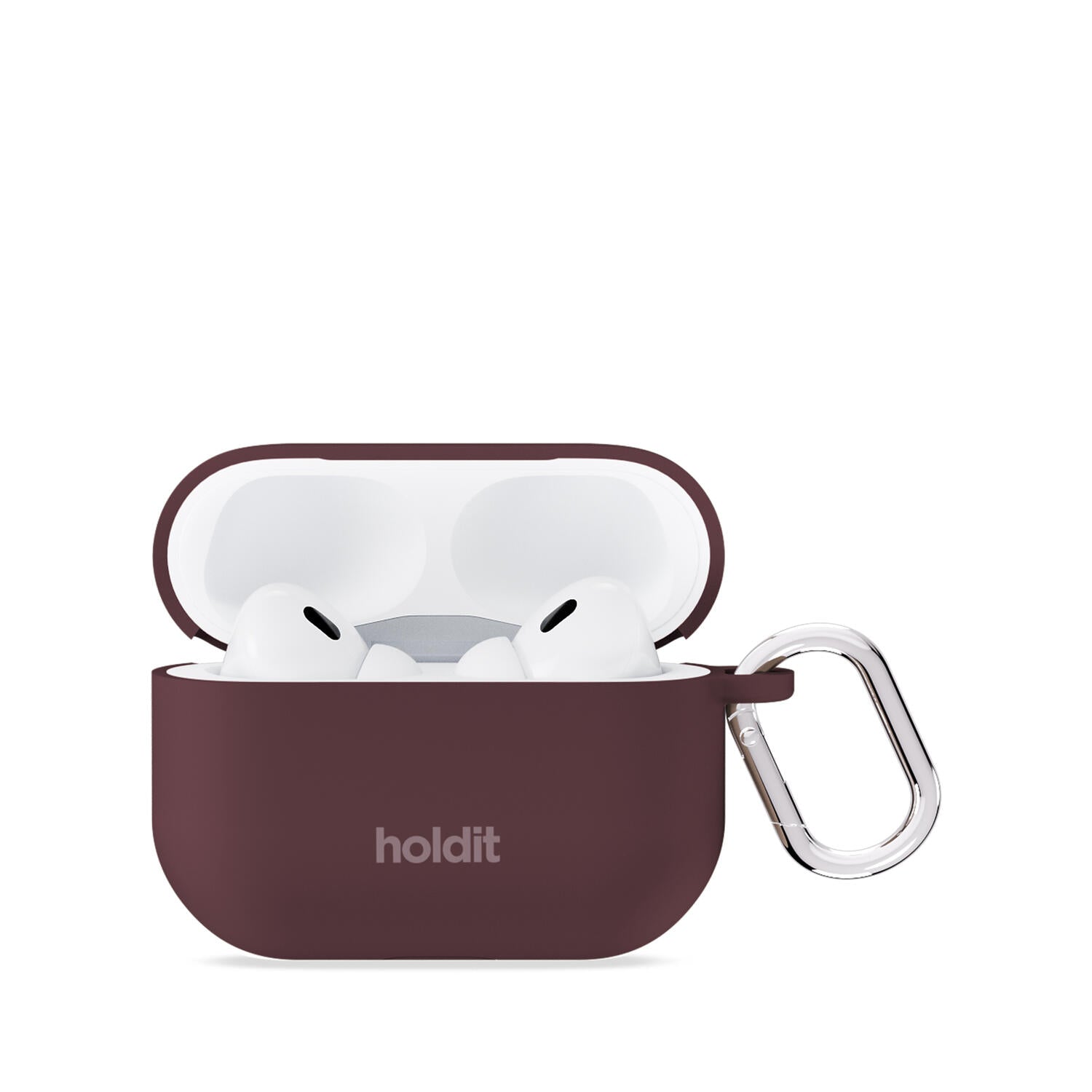 Silicone Solid AirPods cover - Bordeaux