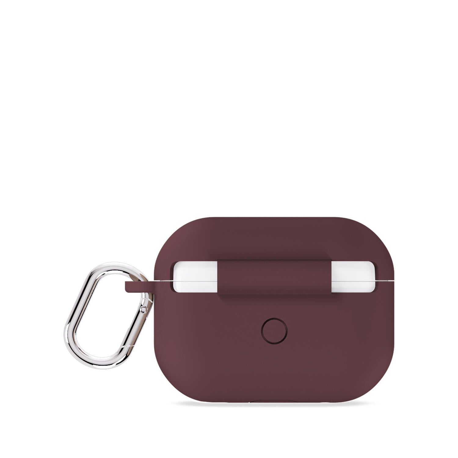 Silicone Solid AirPods cover - Bordeaux