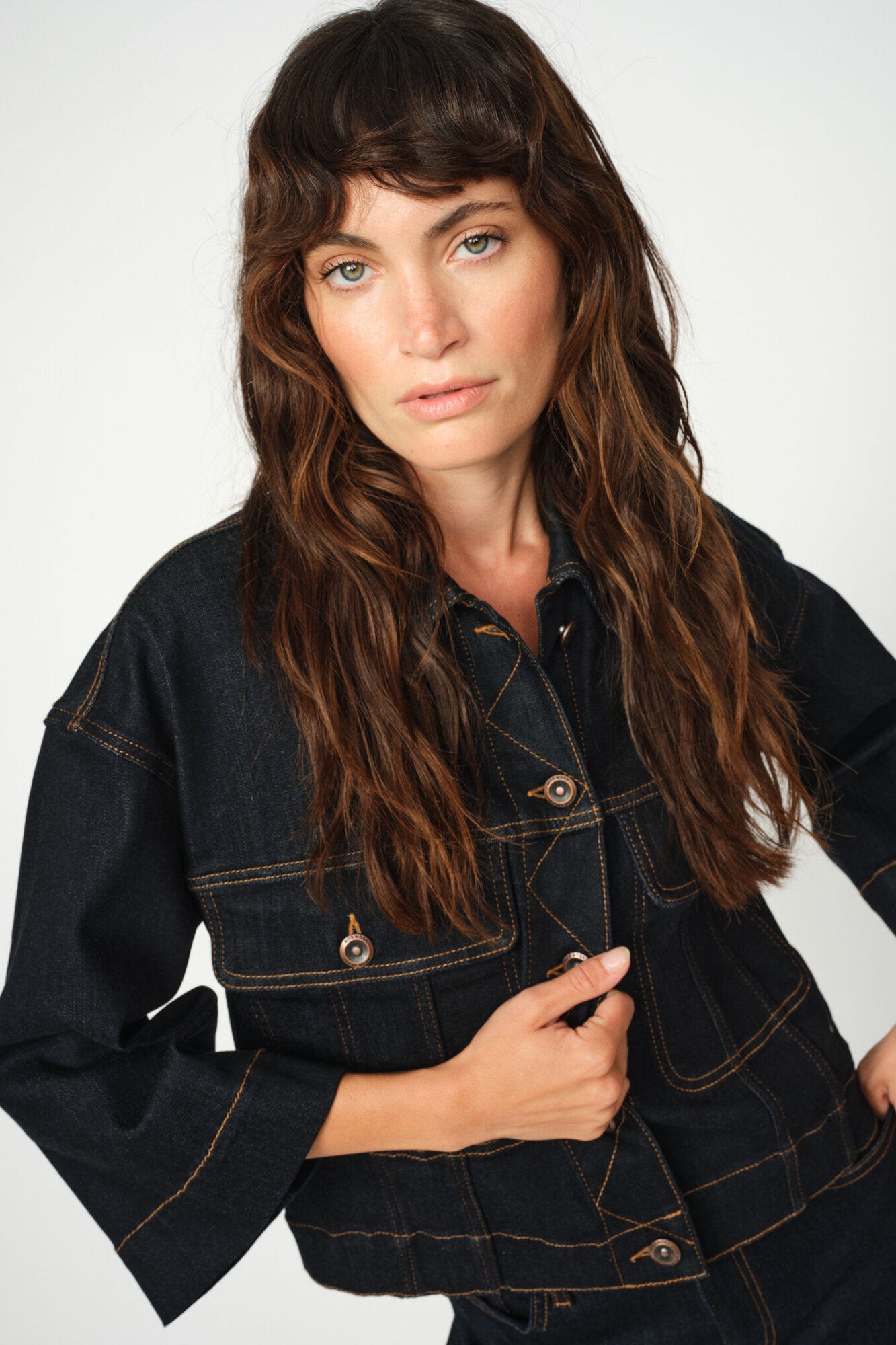 Penn Deluxe denimjakke - Dark Blue
