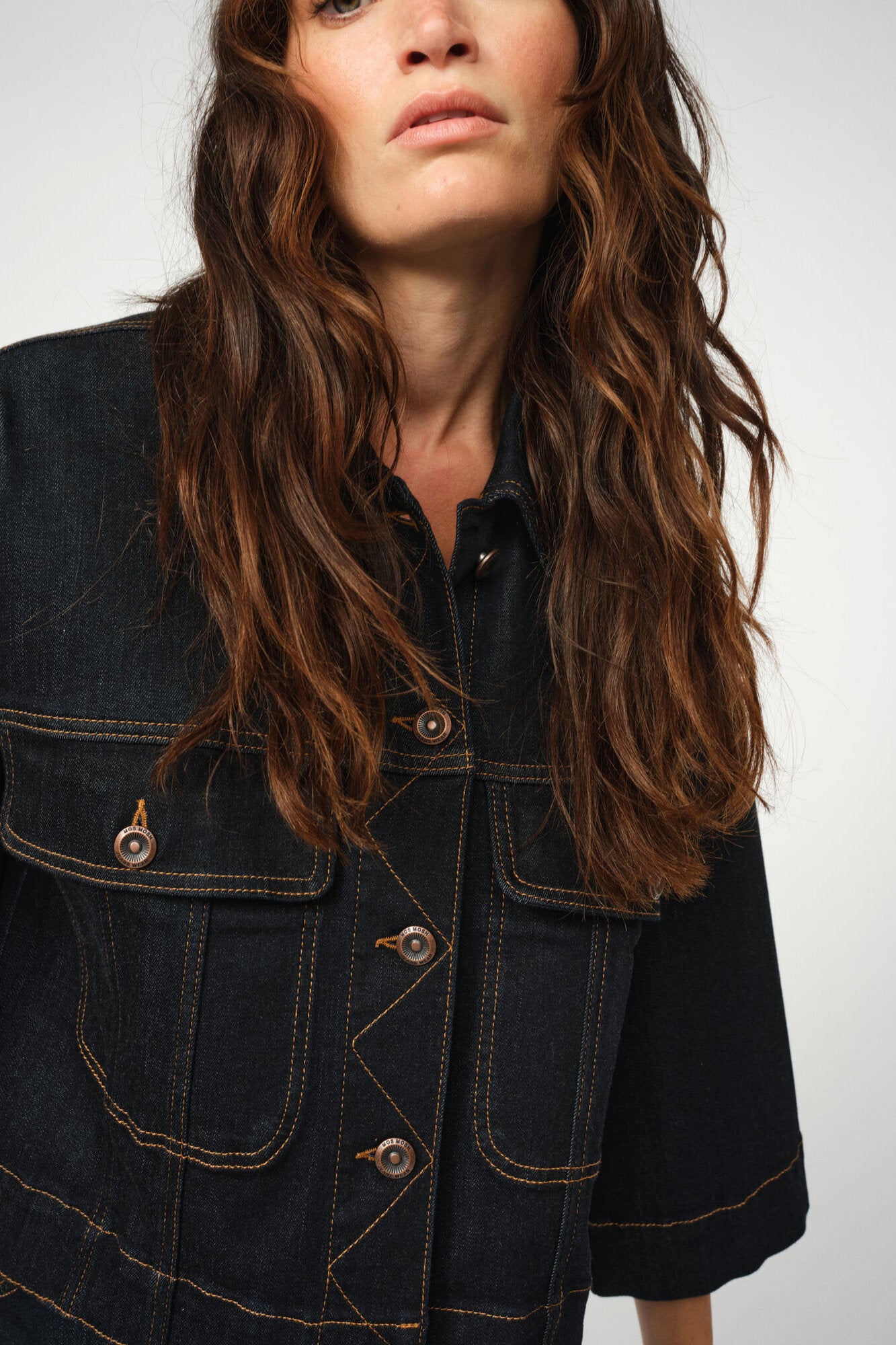 Penn Deluxe denimjakke - Dark Blue