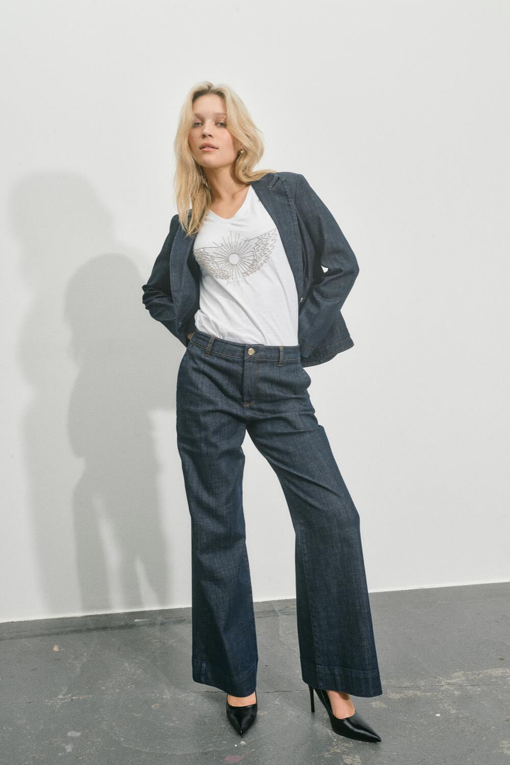 Diane Nippon blazer - mørkeblå