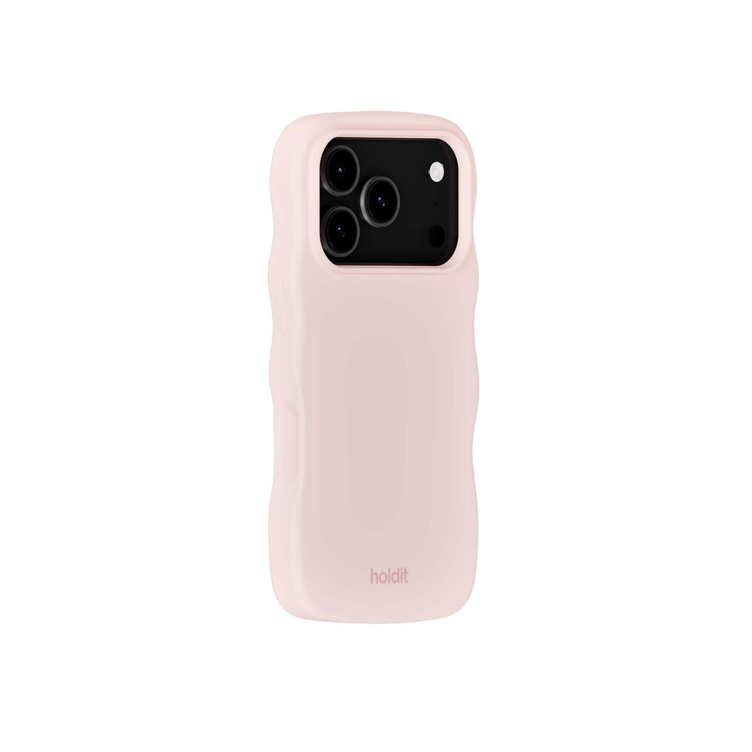 Wavy Silicone MagSafe iPhone cover – Ballerina Pink