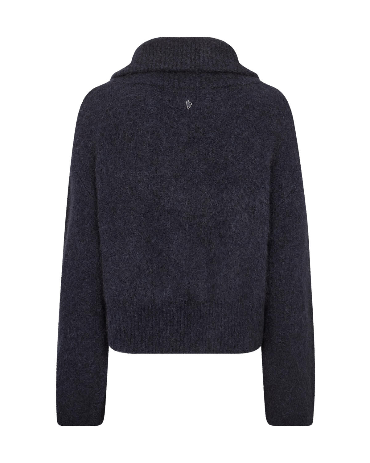 Hulda Knit Zip cardigan - Salute Navy