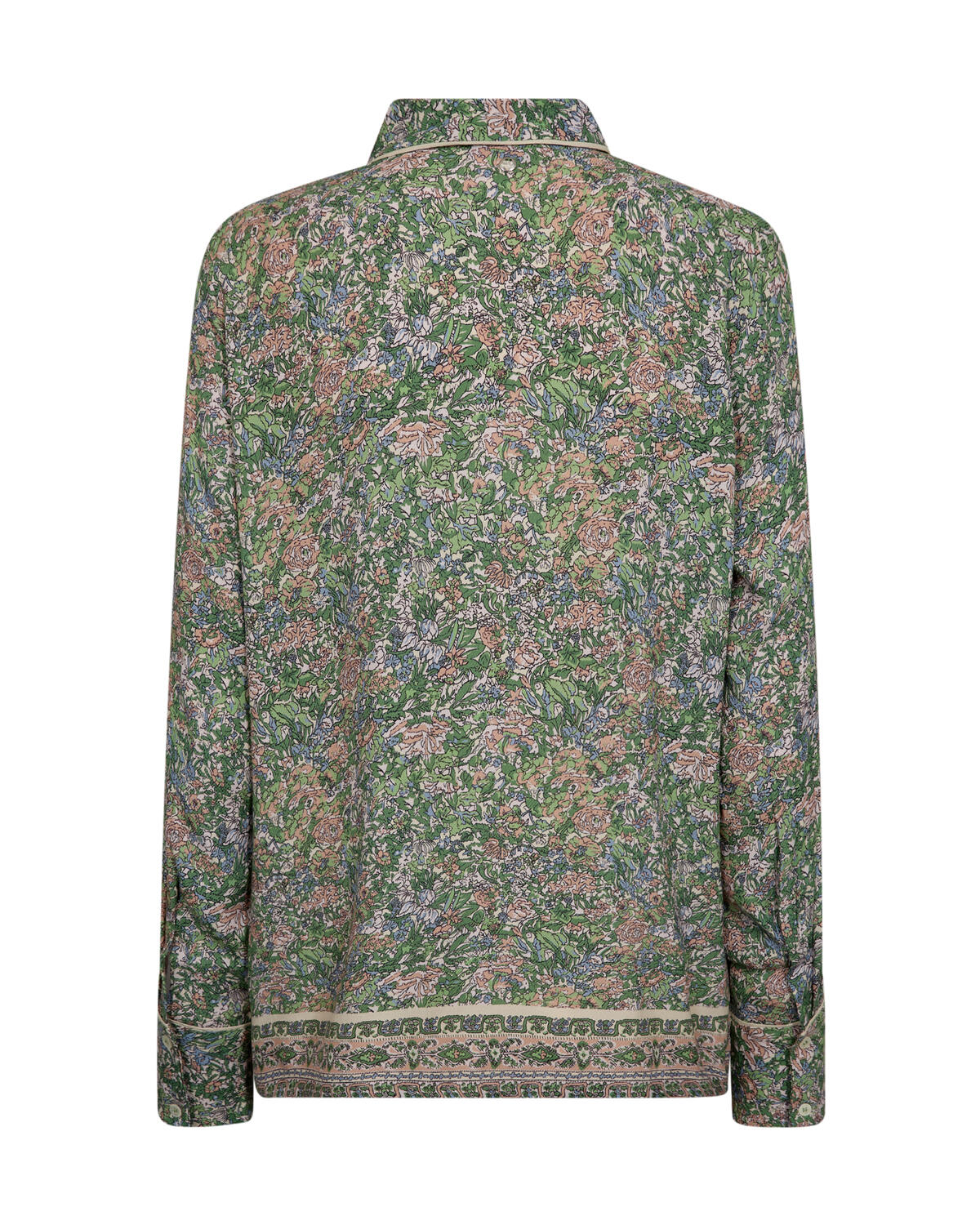 Kana Flowish Orchid skjorte – Turf Green