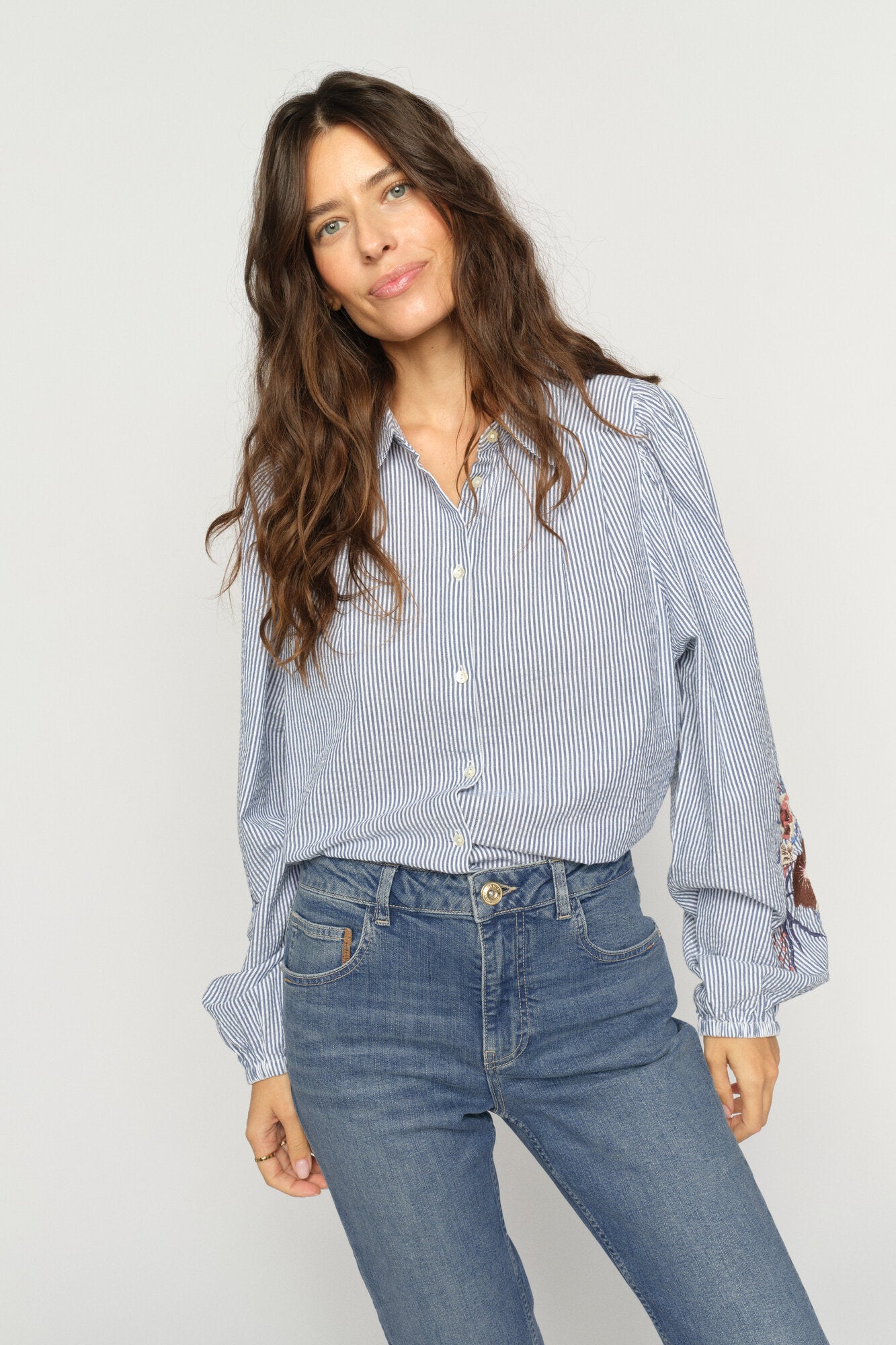 Cio Oxfo skjorte – Crown Blue