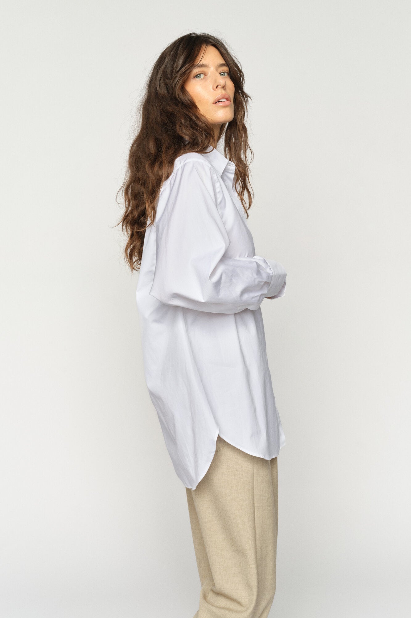 Enola Cotton skjorte – White
