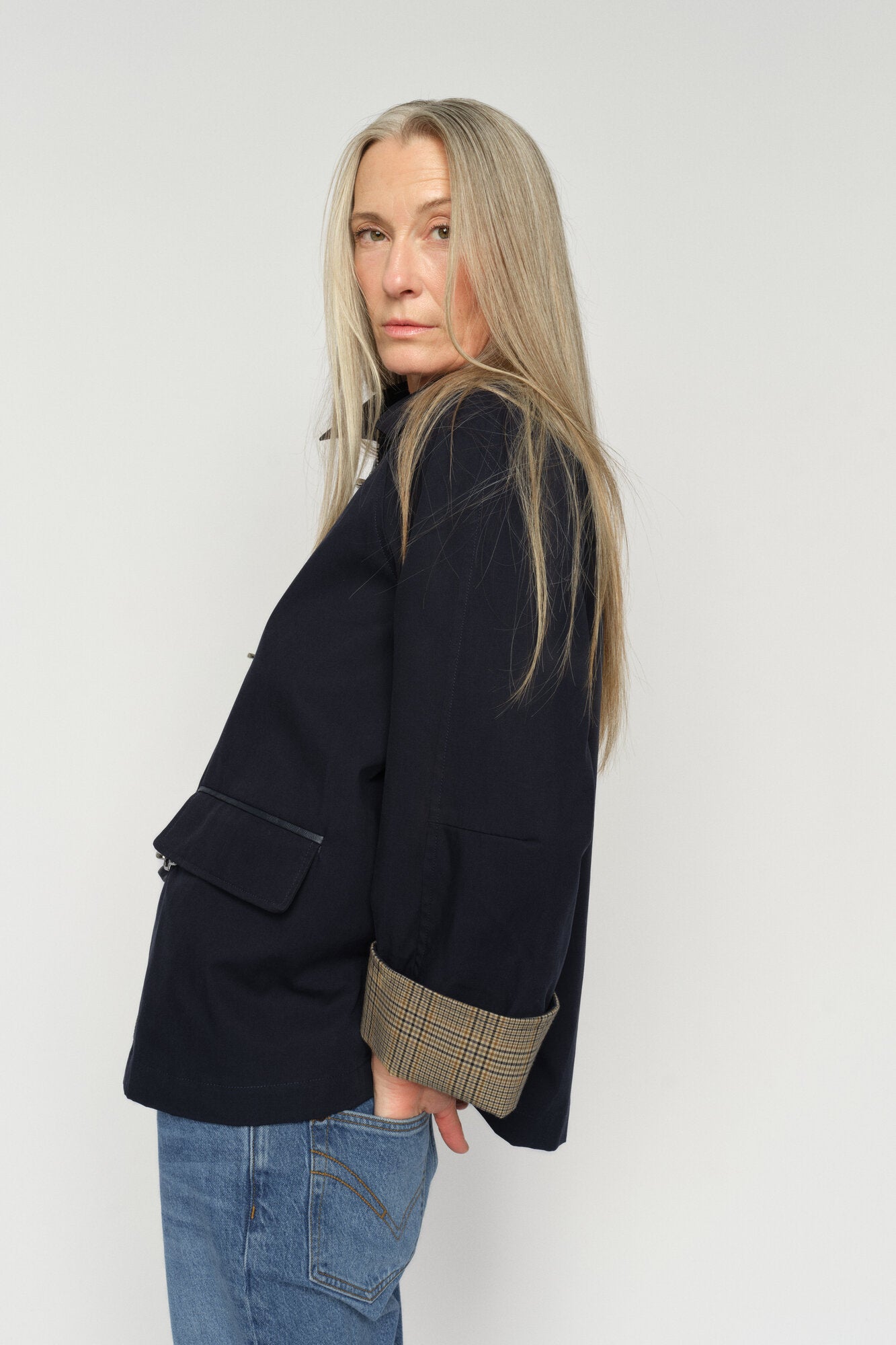 Fallon Mercer jakke – Salute Navy