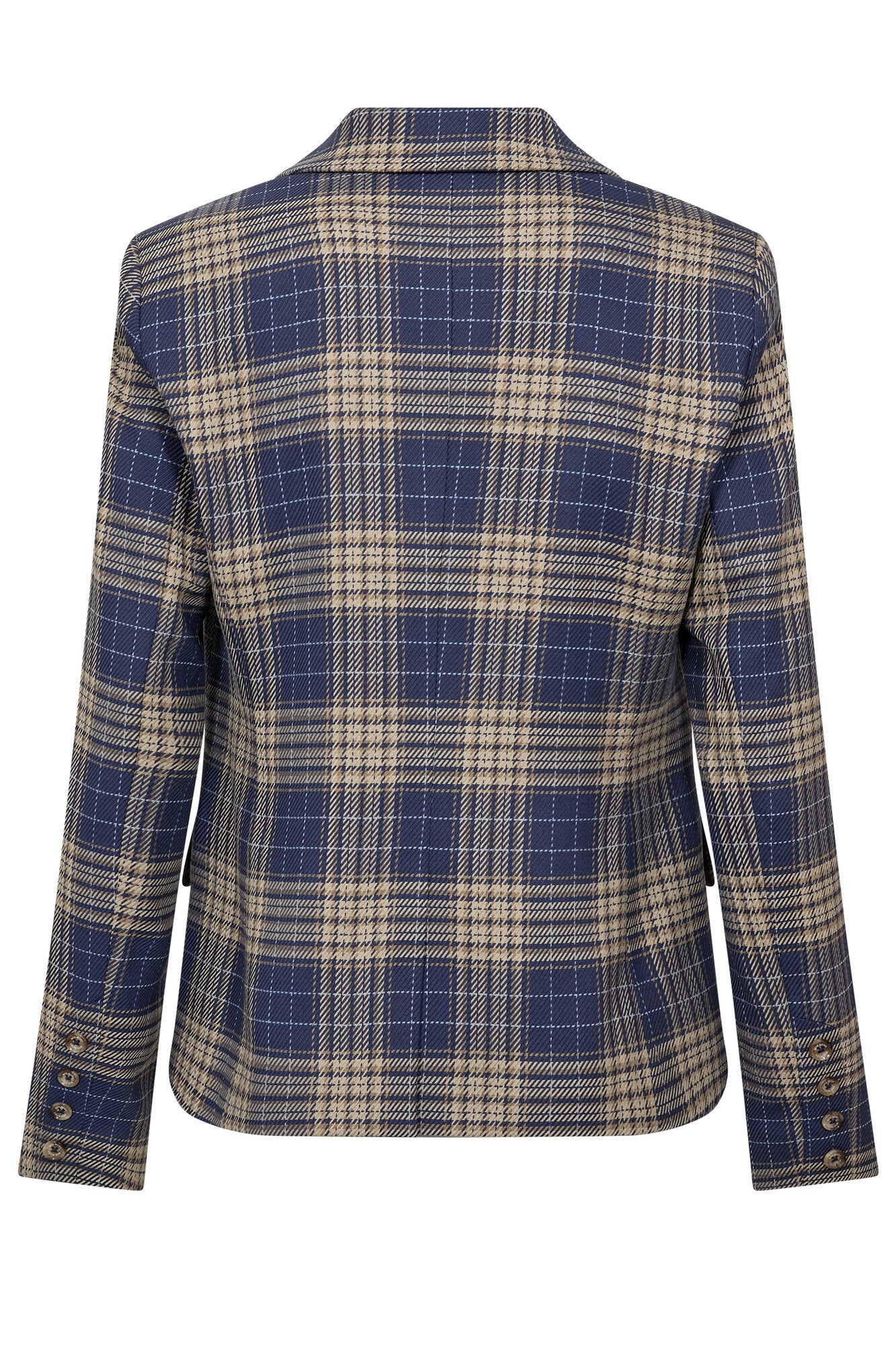 Blake Chec blazer – Crown Blue