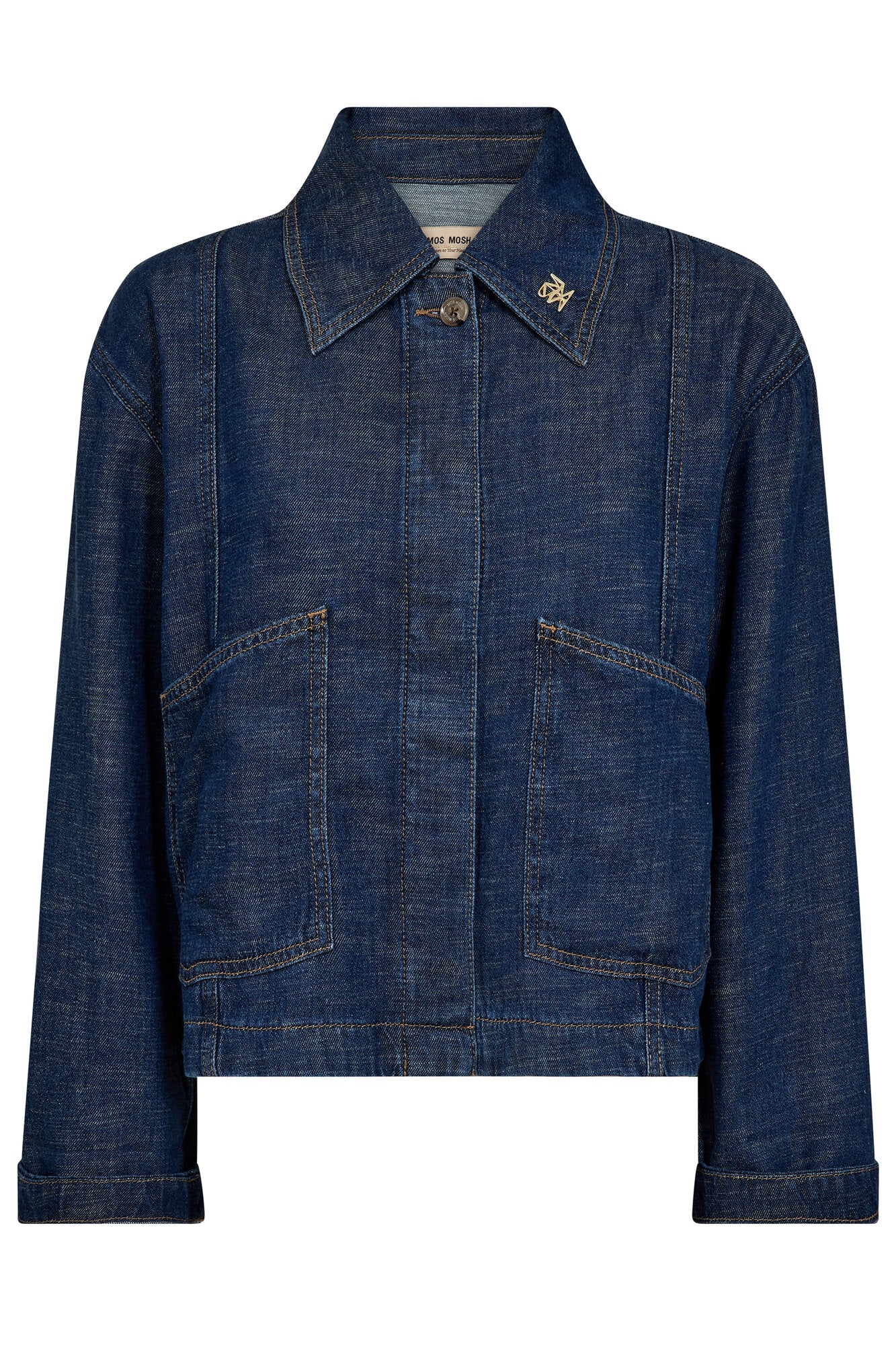 Eyla Arge denimjakke – mørkeblå