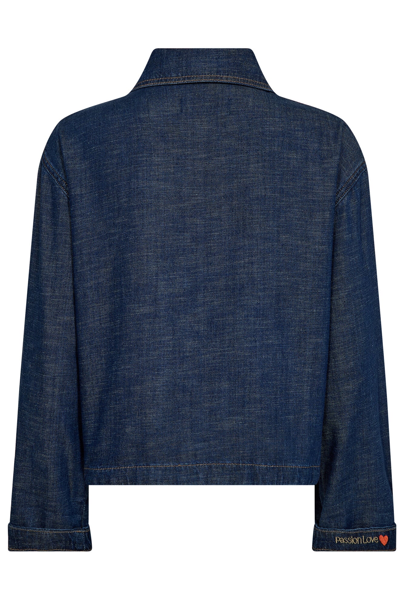 Eyla Arge denimjakke – mørkeblå