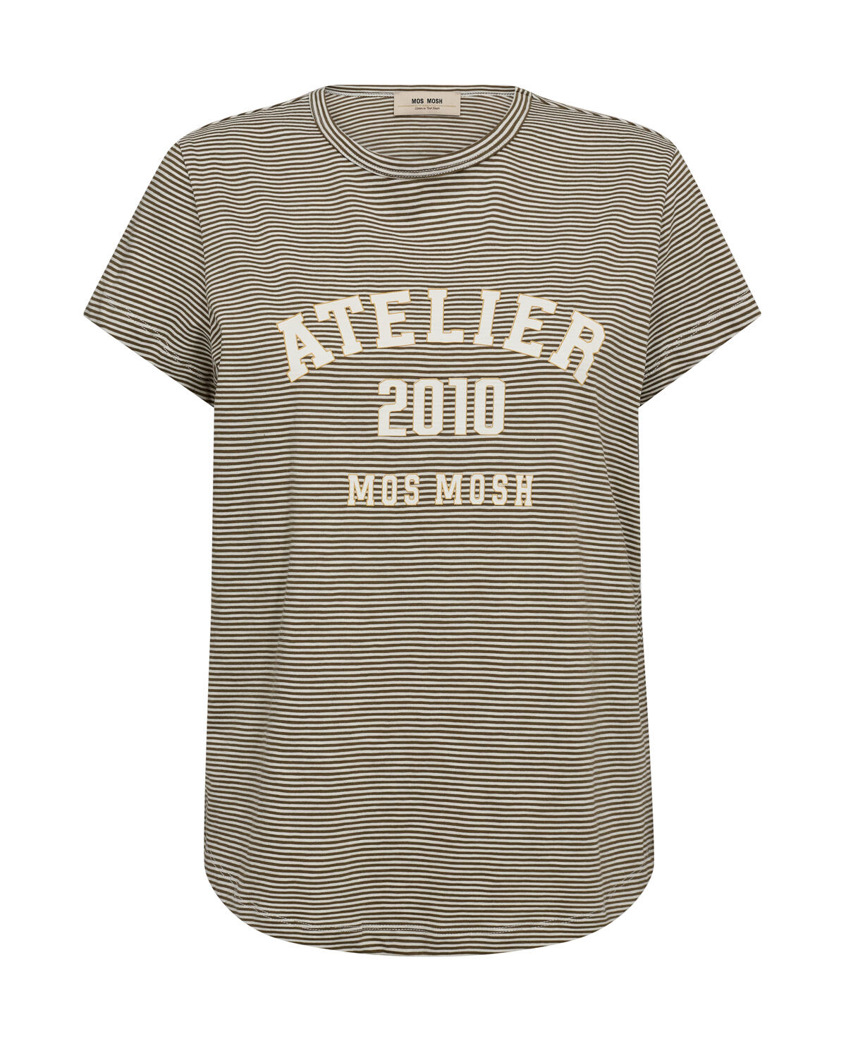 Camp Stripe t-shirt - Burnt Olive