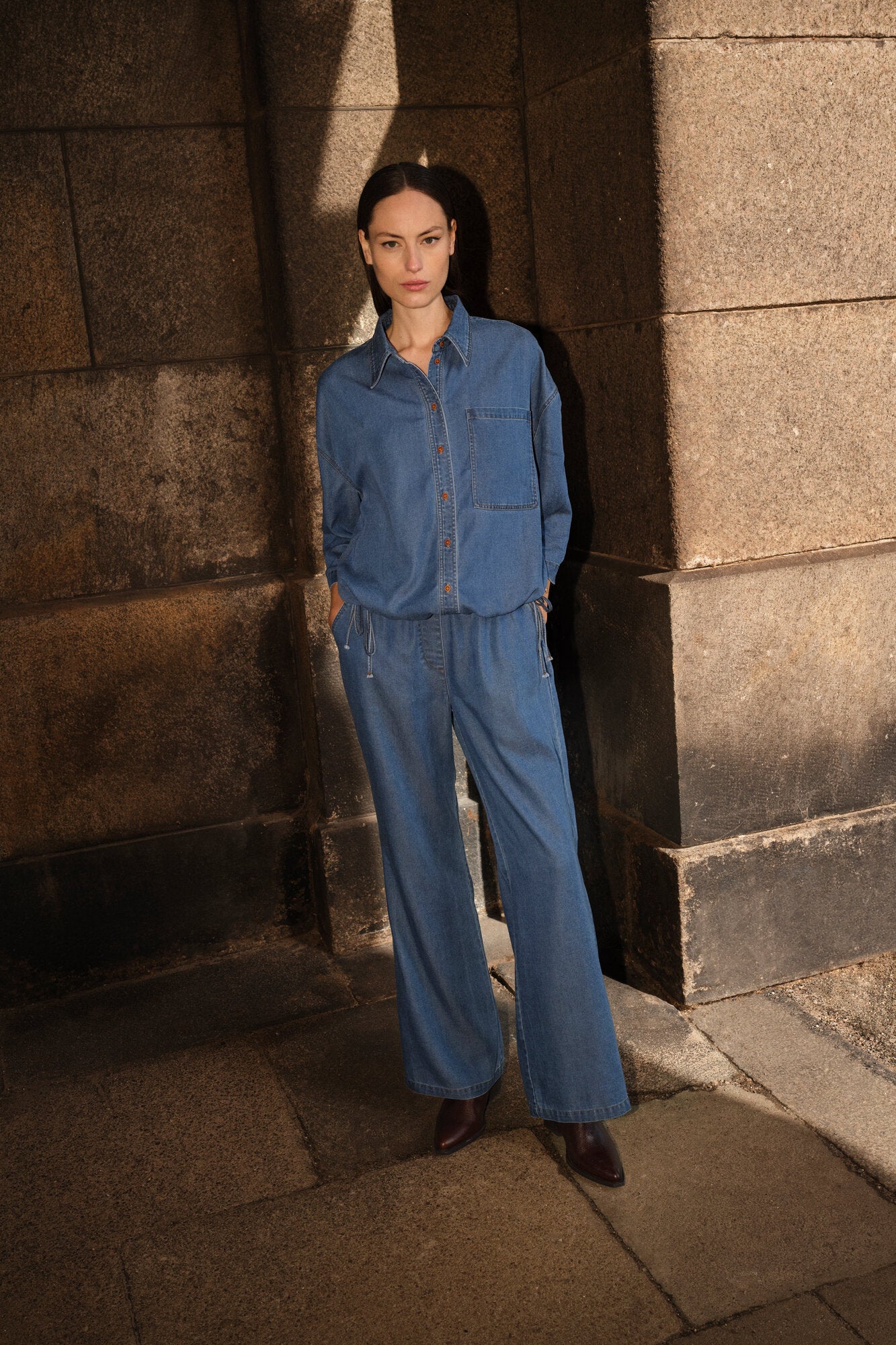 Tessa Lich denimskjorte - blå
