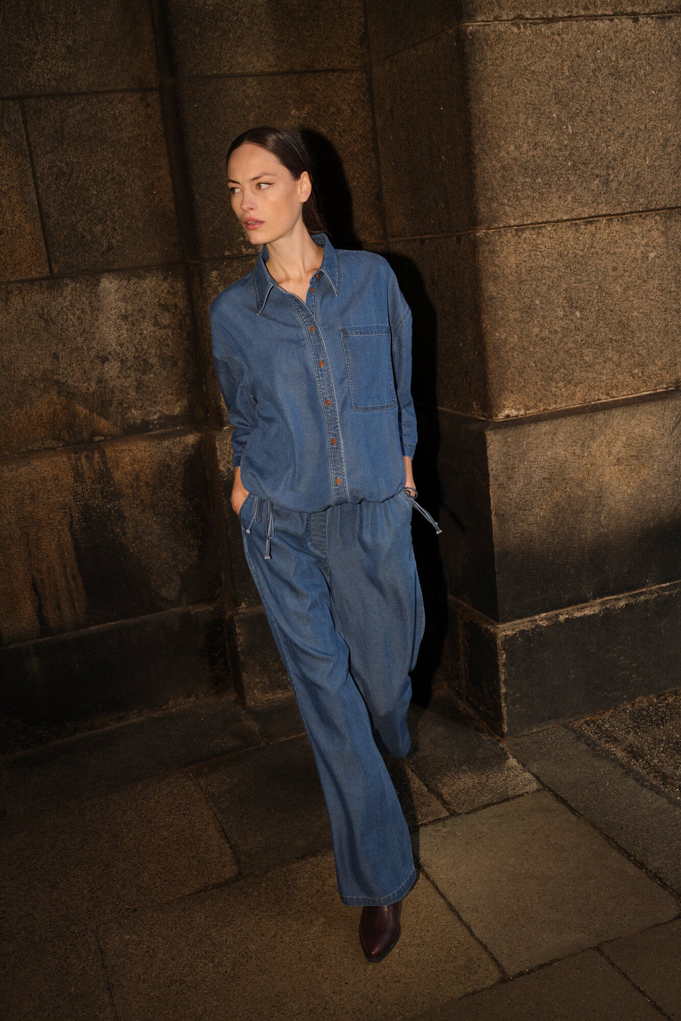 Tessa Lich denimskjorte - blå