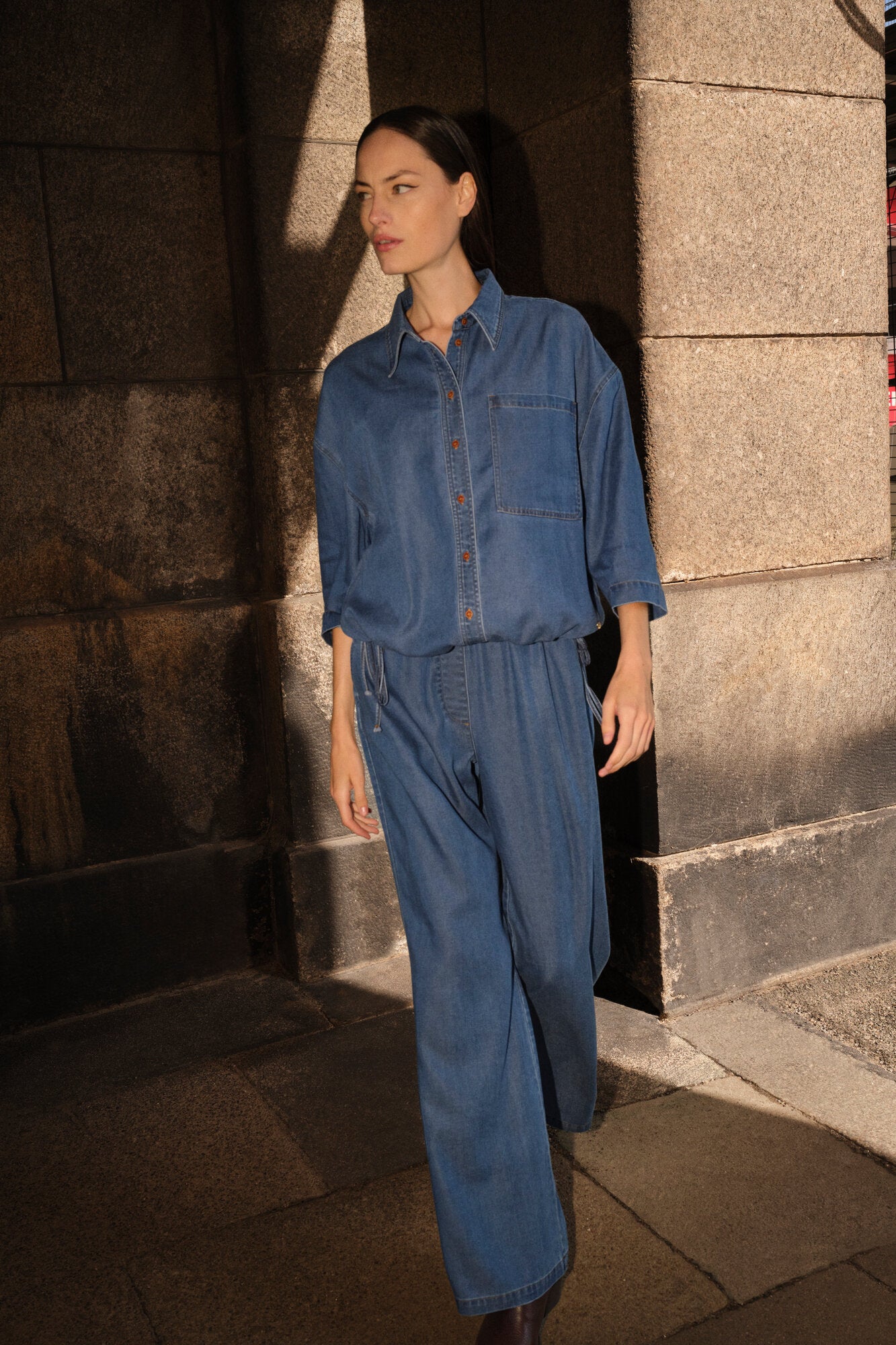 Tessa Lich denimskjorte - blå