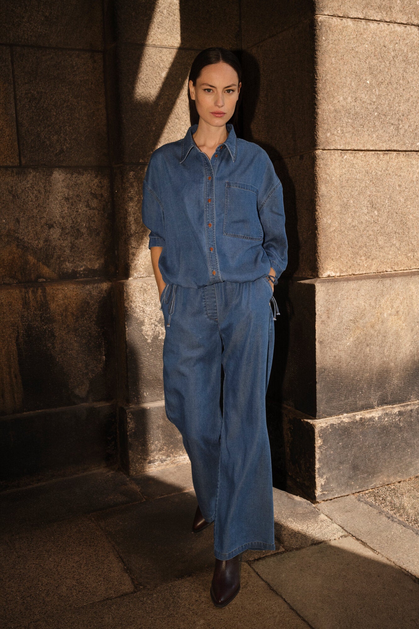 Tessa Lich denimskjorte - blå