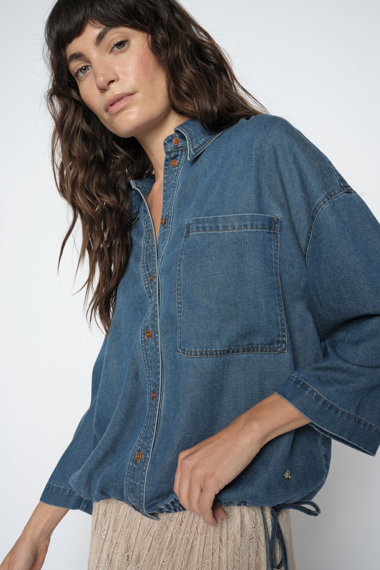Tessa Lich denimskjorte - blå