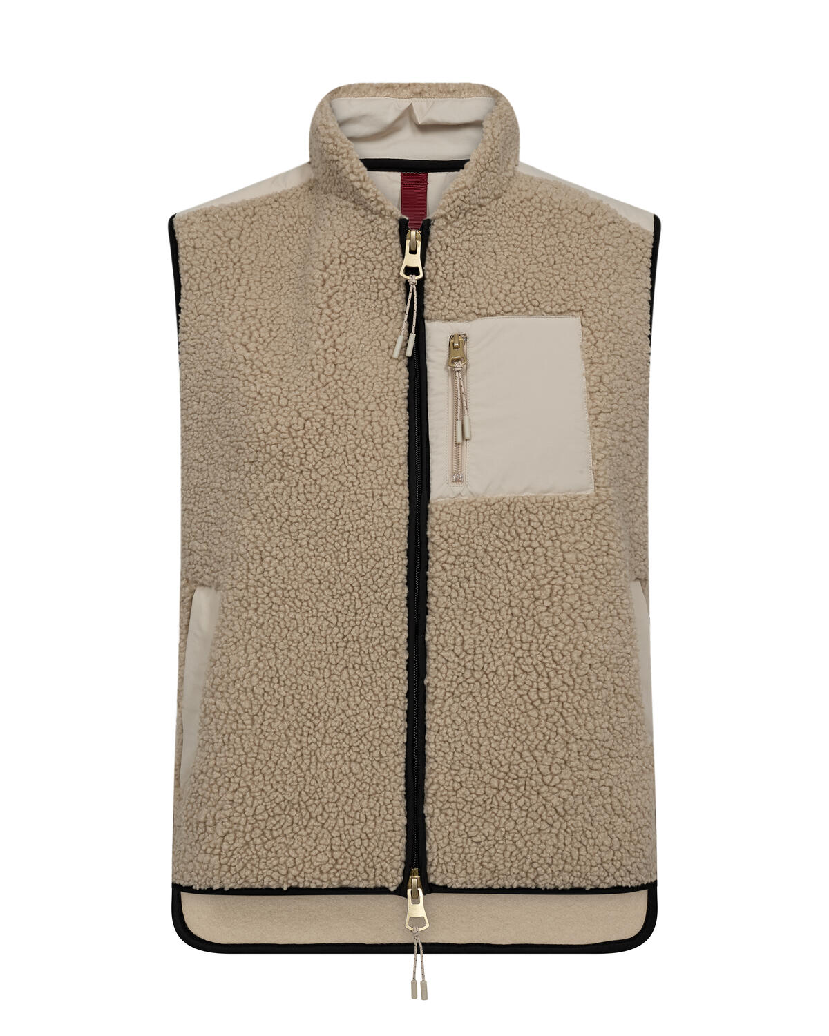 Rowe Eli teddyvest - Feather Gray