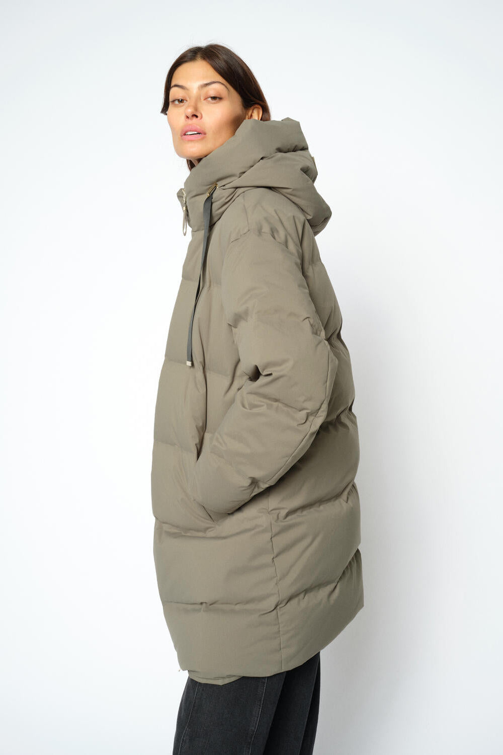 MMAvon Hope dunfrakke - Dusty Olive