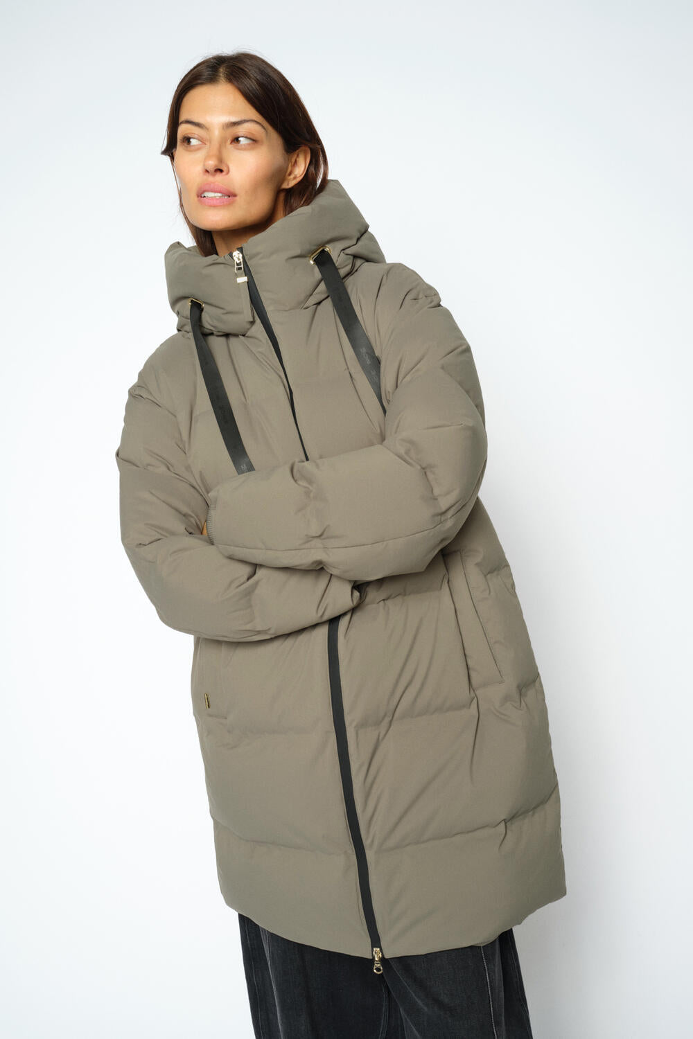 MMAvon Hope dunfrakke - Dusty Olive