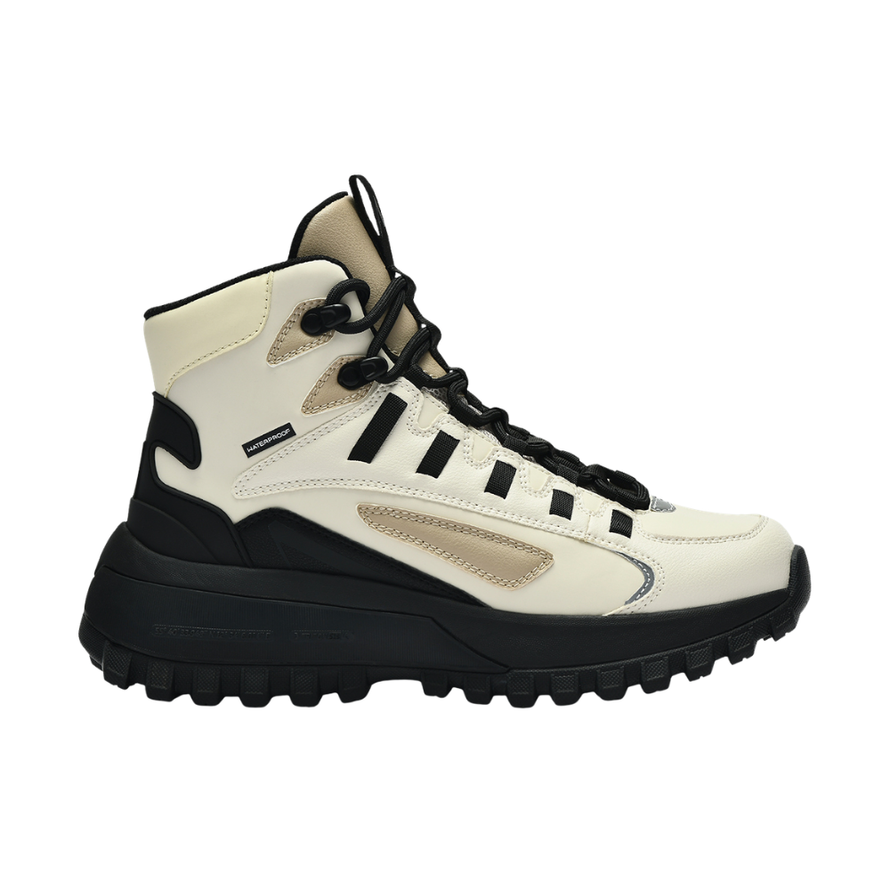 Apaze Hightop sneakers – Antique White Black