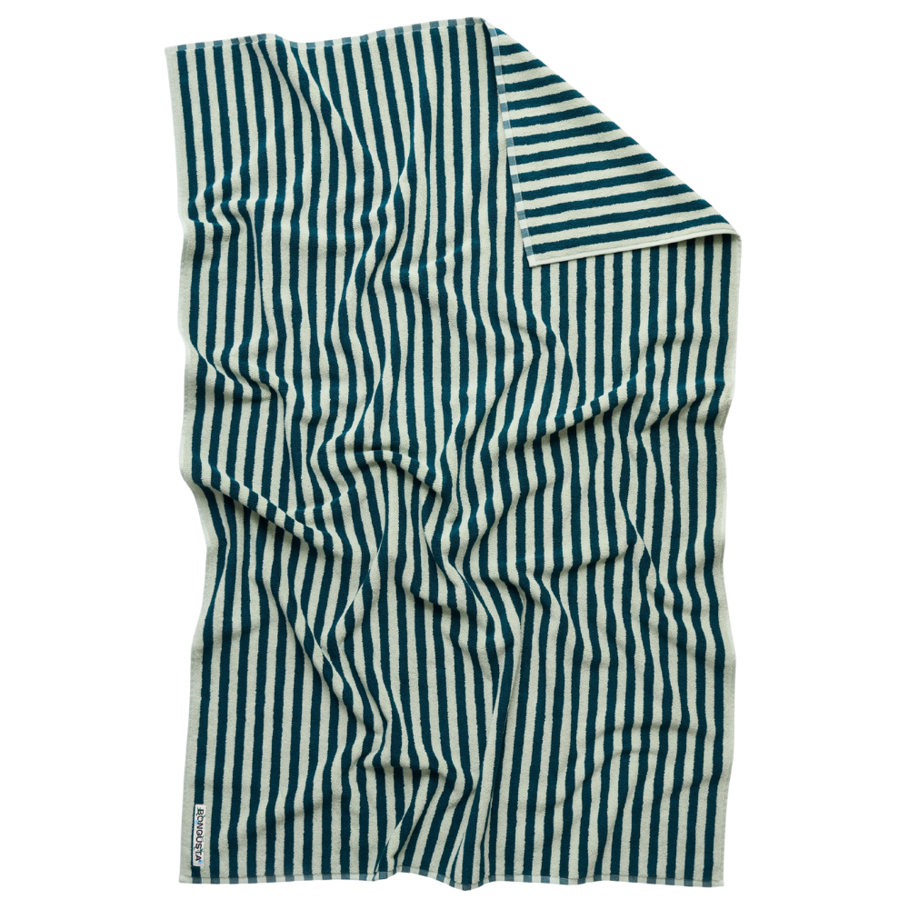 Naram håndklæde - Sea Foam & Deep Teal