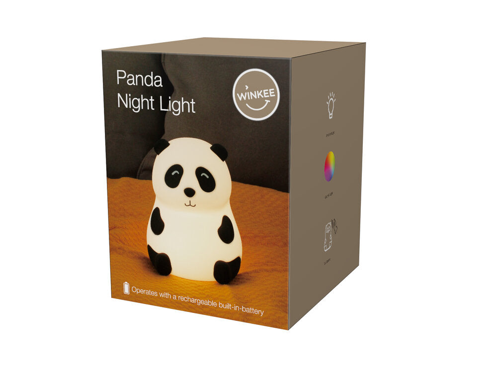 Nightlight Panda Bordlampe - sort/hvid