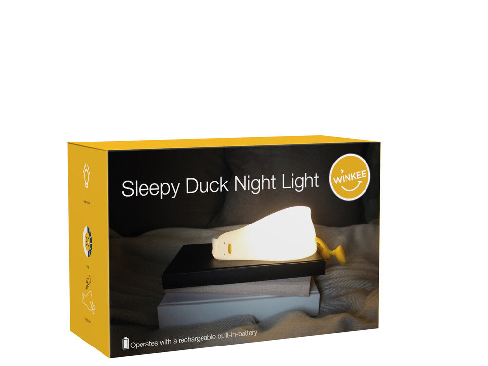 Nightlight Sleepy Duck Bordlampe - hvid/gul