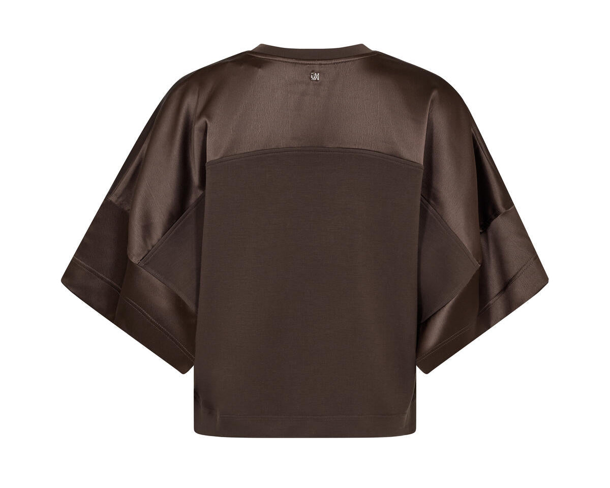 Lela Satin kortærmet sweatshirt - Delicioso