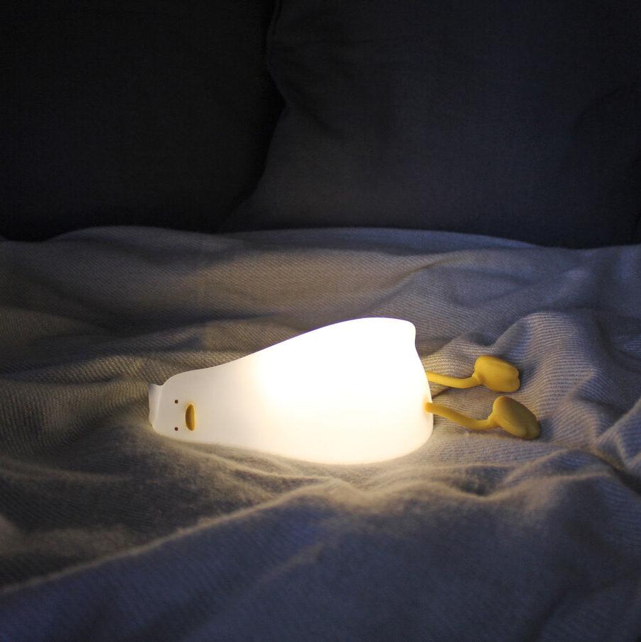 Nightlight Sleepy Duck Bordlampe - hvid/gul