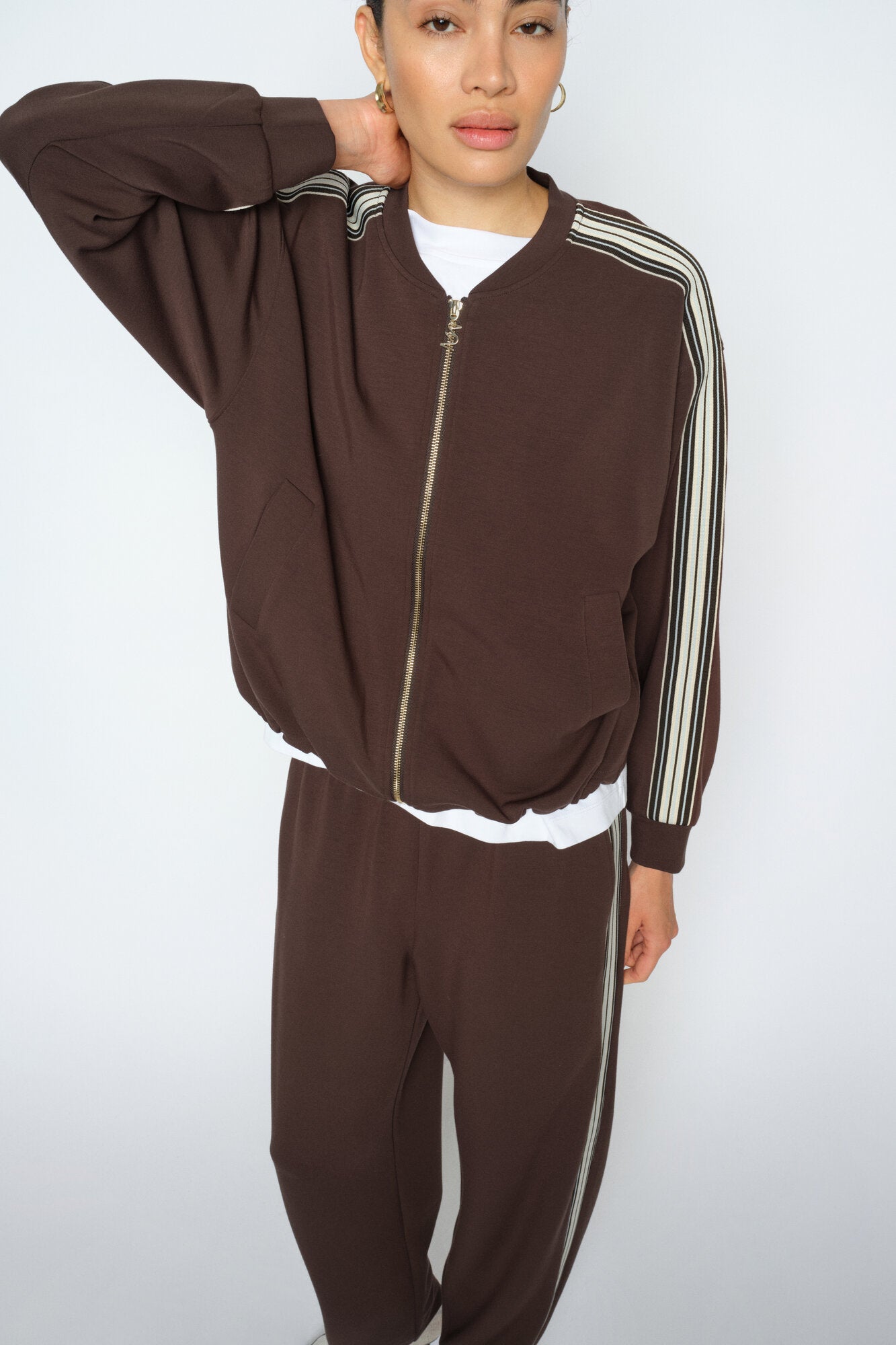 Ardie Zip sweatcardigan - Delicioso