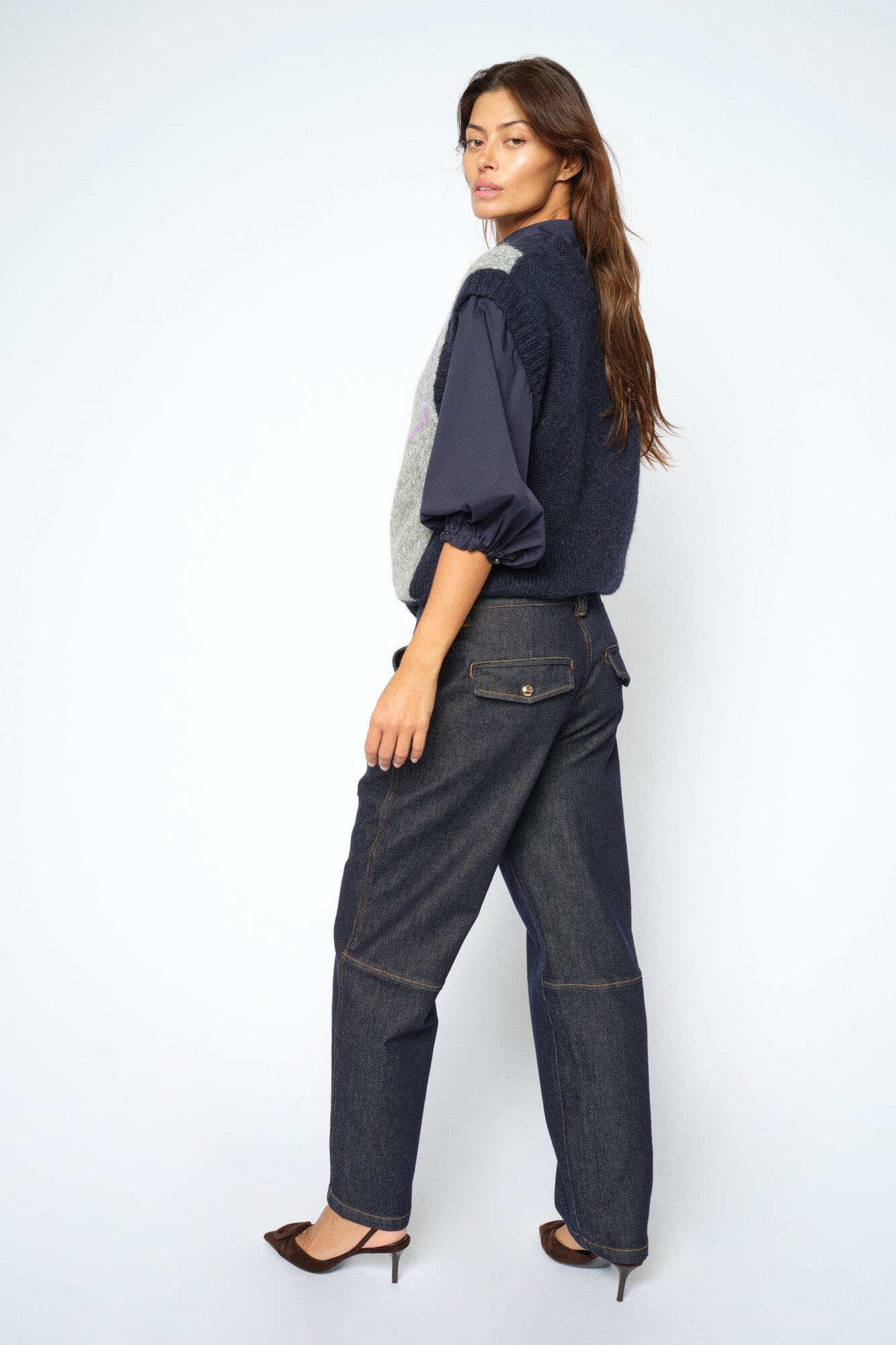 Aymen Chino jeans - Dark Blue