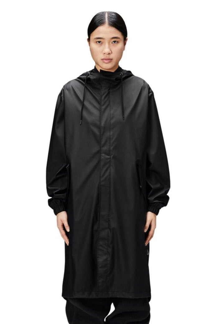 Fishtail Parka regnjakke - sort